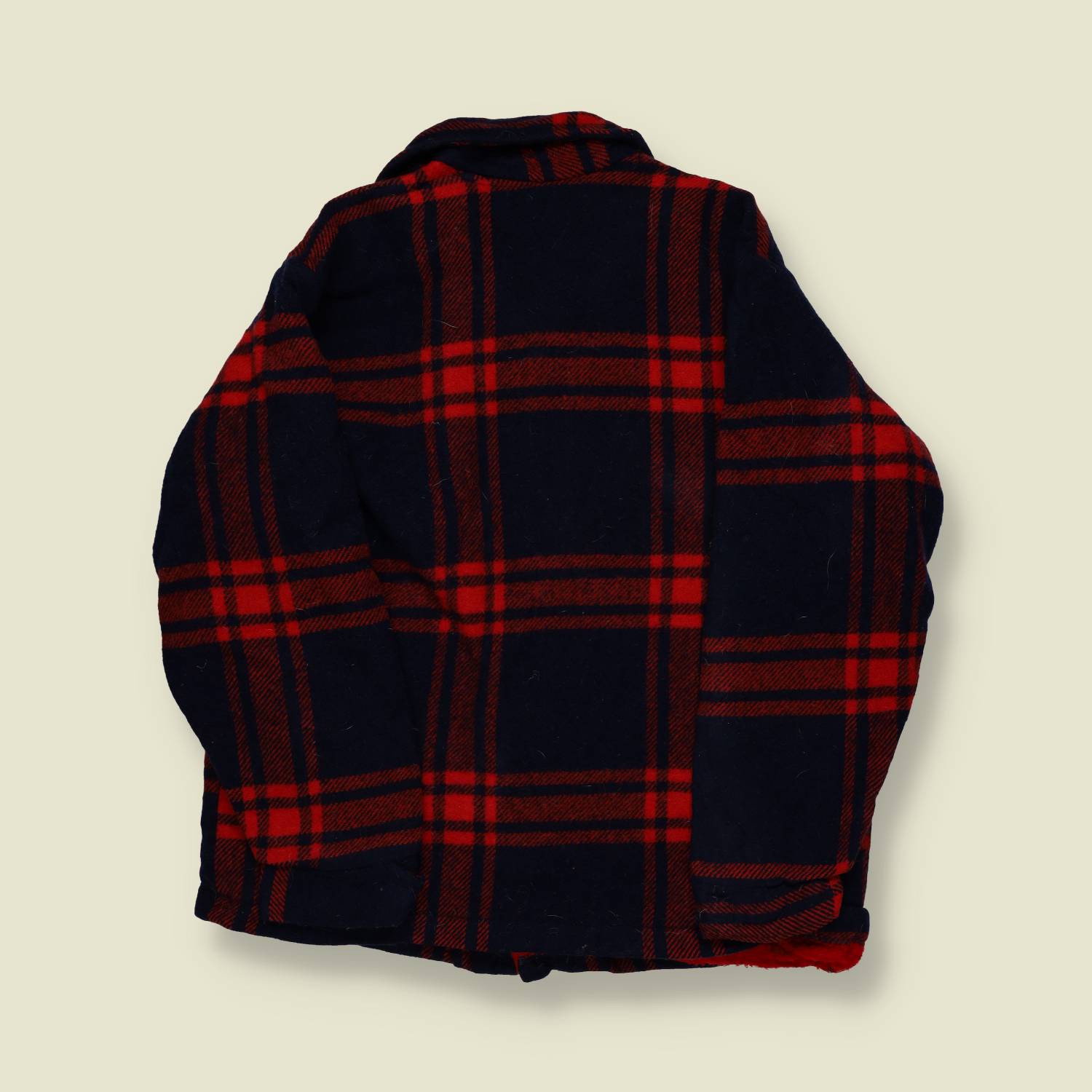 1960s–70s | Maine Guide | Wool Hunting Jacket – Red/Navy