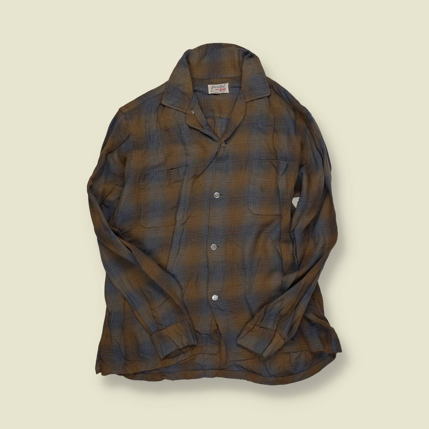 1950s–60s | Frontline | Shadow Plaid Shirt - S/M