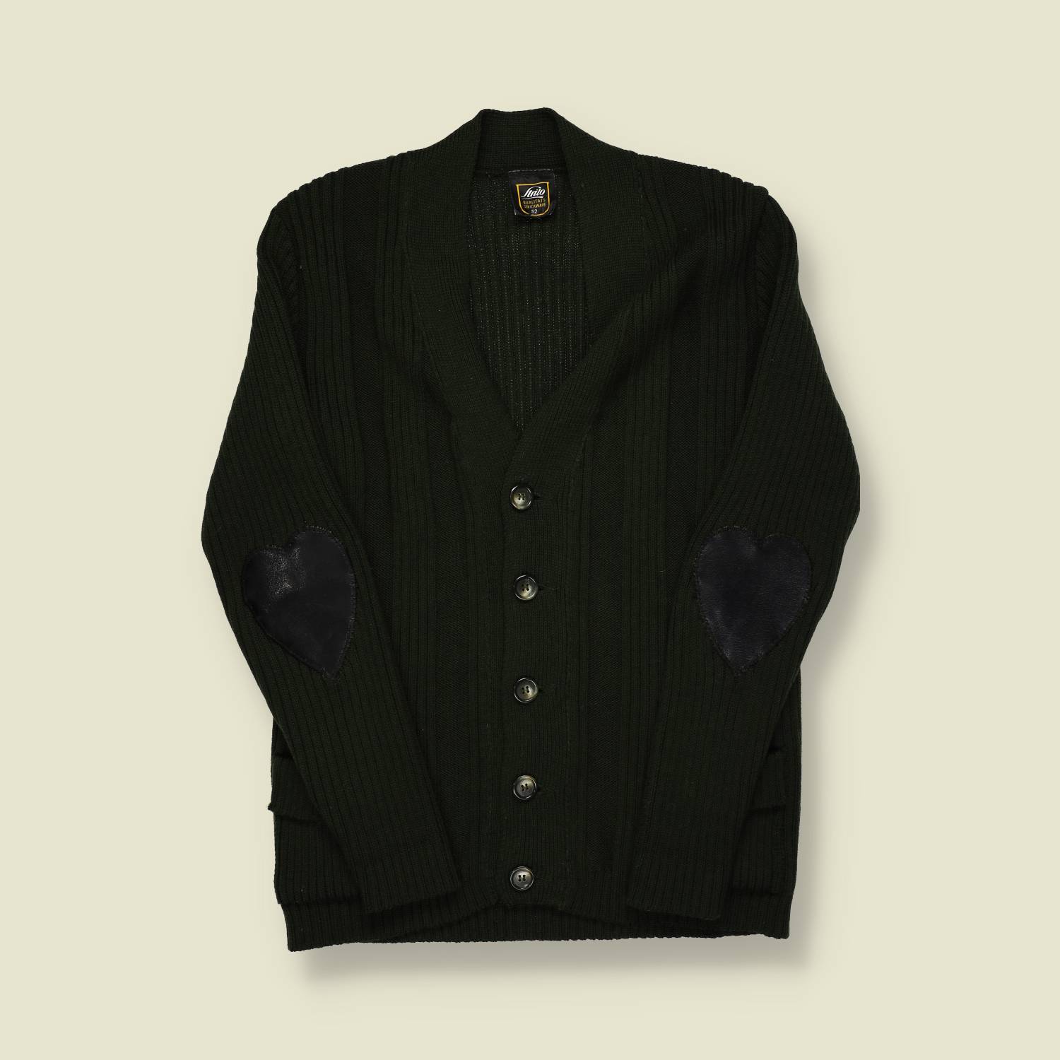 1970s | Unbranded | Knit Cardigan | Brown - XS