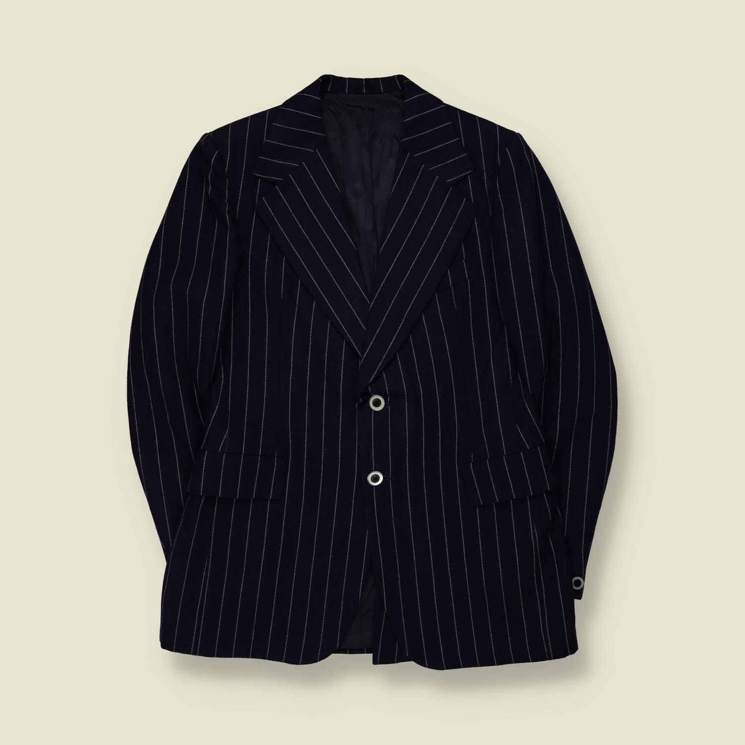 1970s | Kinds London | Pinstripe Blazer | Navy - XS