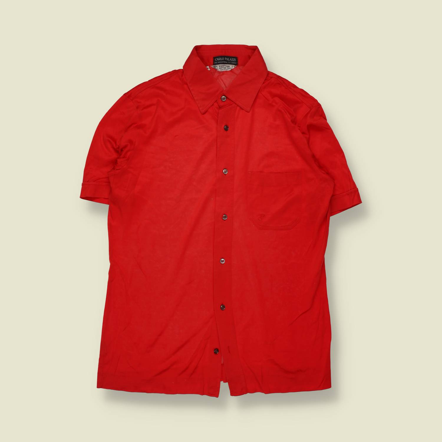 1970s | Carlo Palazzo | Made In Italy | Short Sleeve Shirt - XS