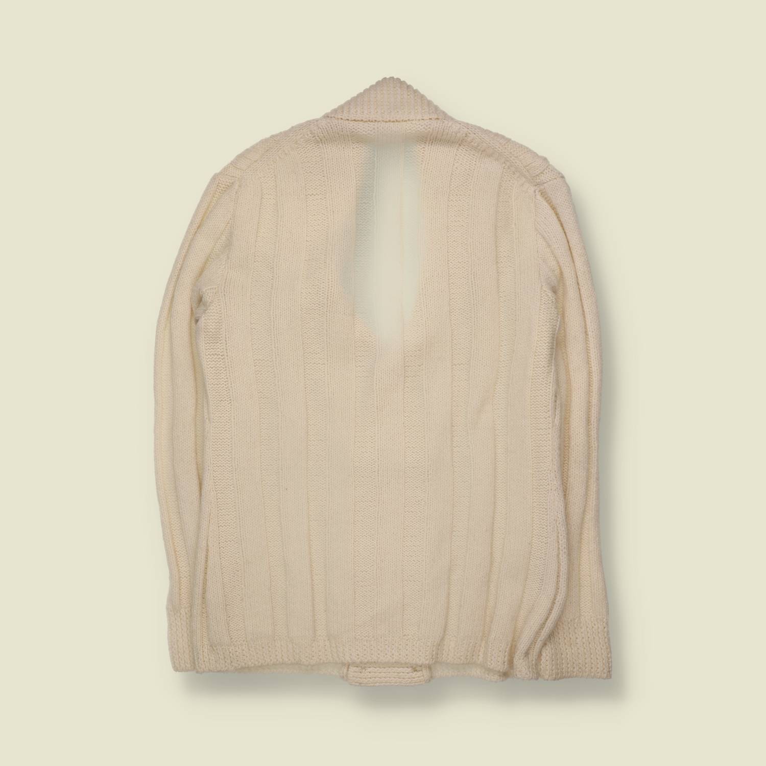 1970s | Shawl Collar Cardigan - S