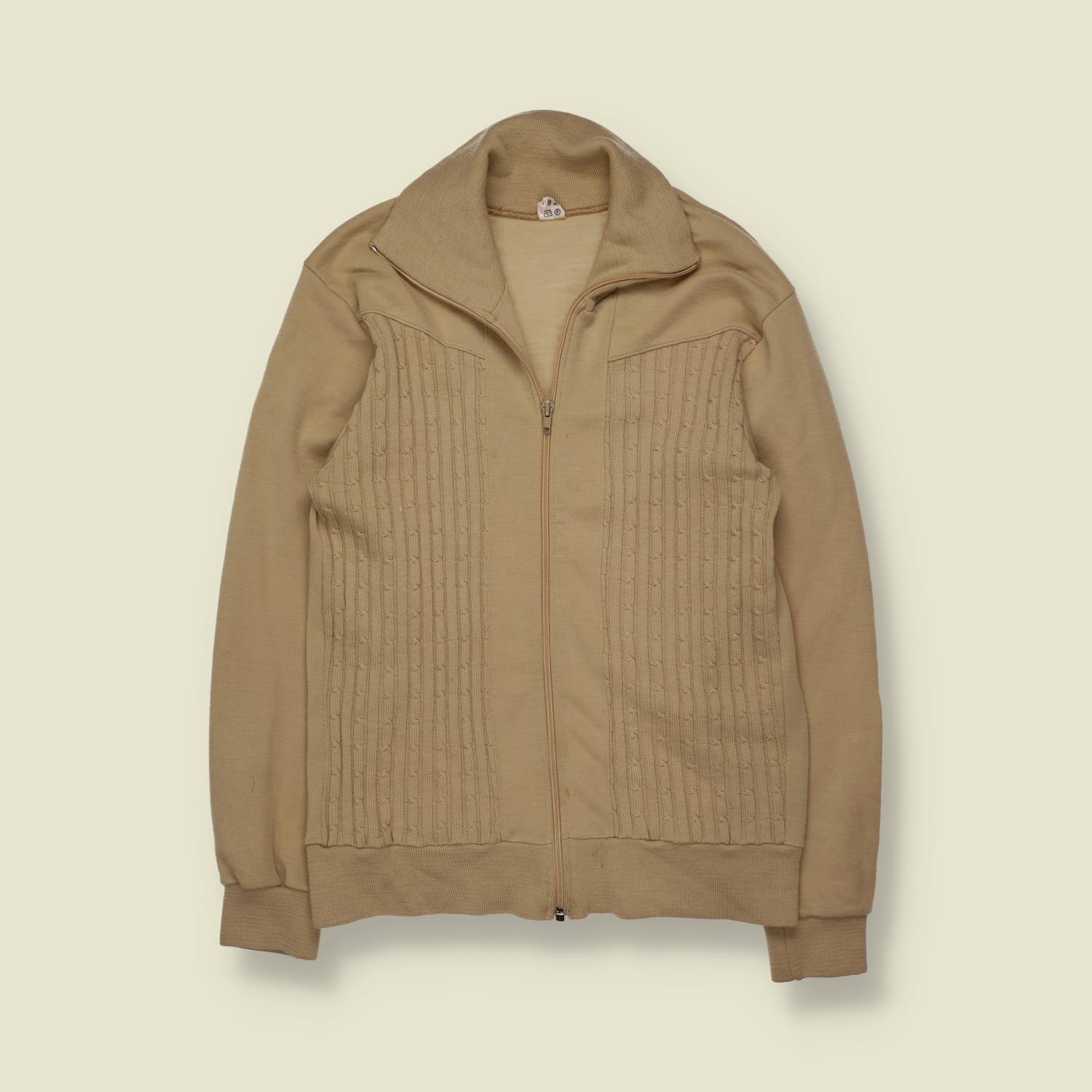 1970s | Zip Cardigan - XXXS