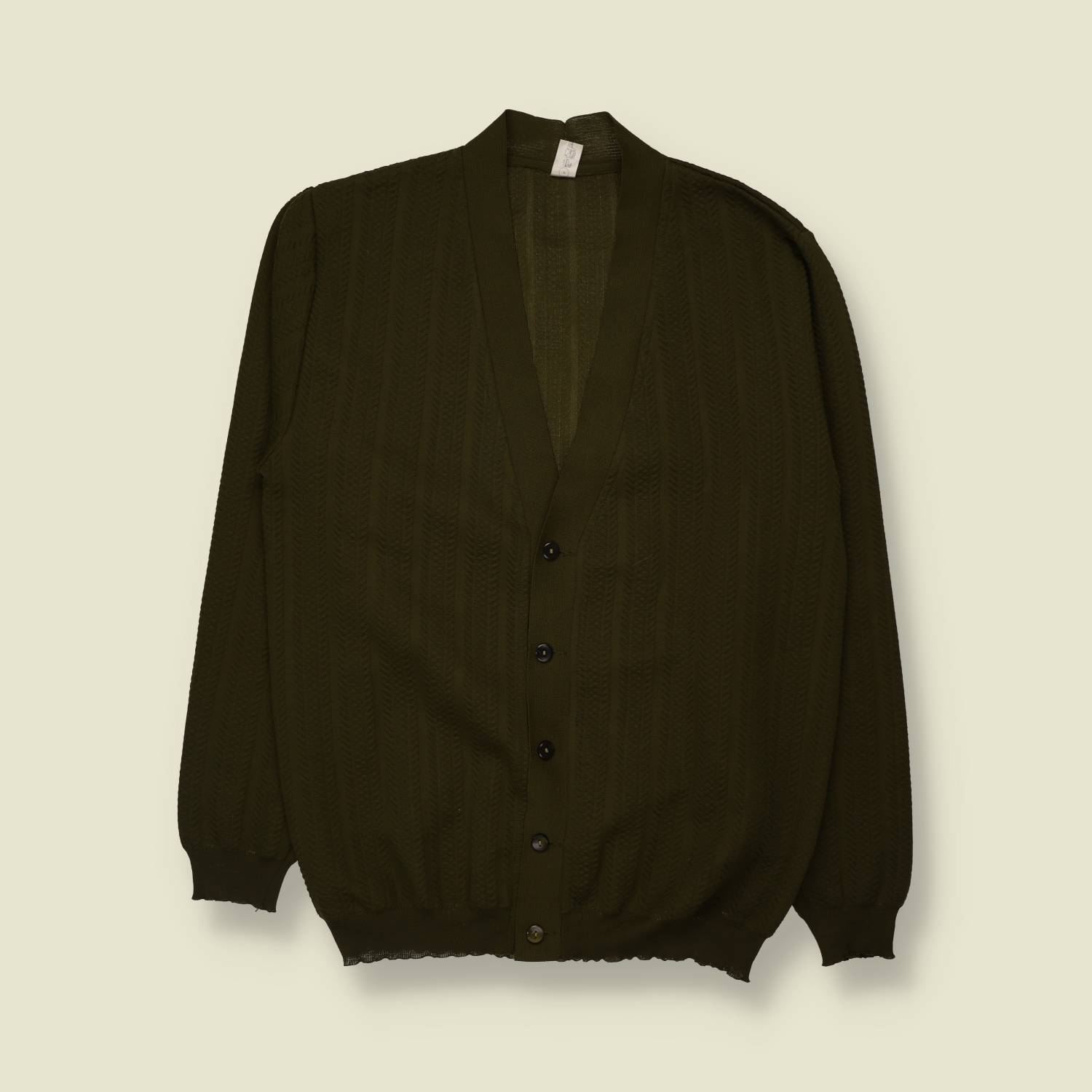 1970s | Super Fine Knit Cardigan - S