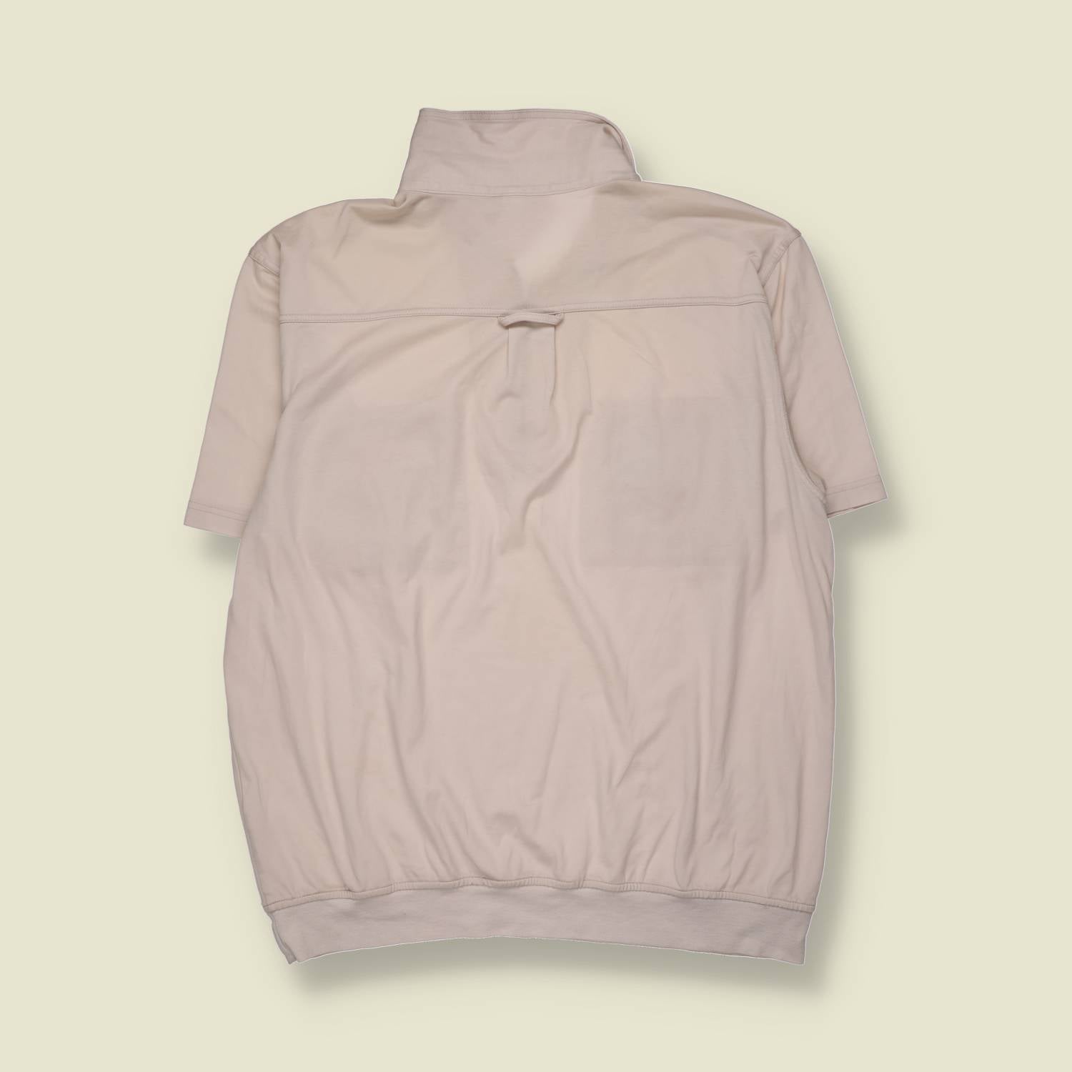 1980s | Walbusch | Zip Neck Polo - XXL