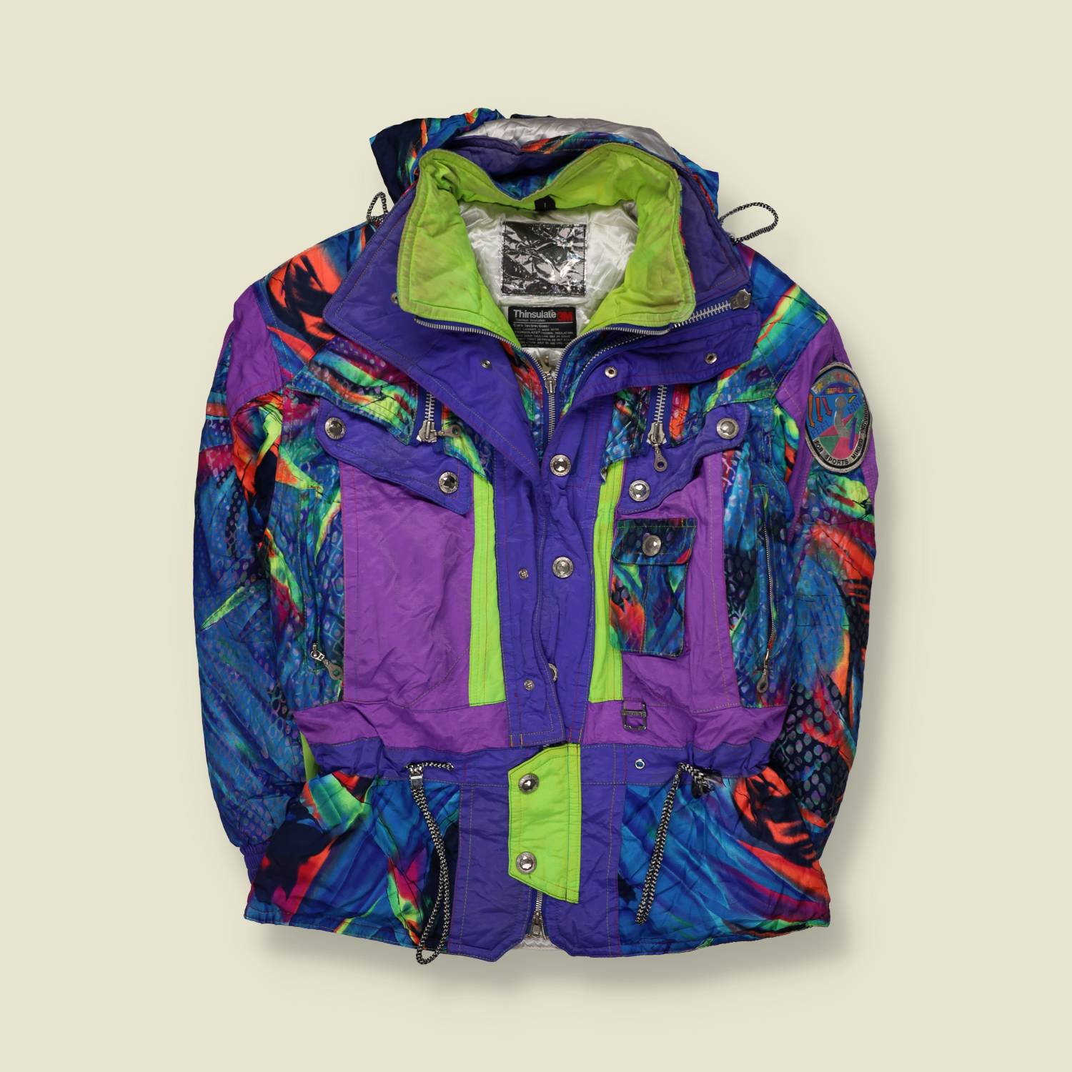1990s | Ski Jacket | Multi-Colour - L
