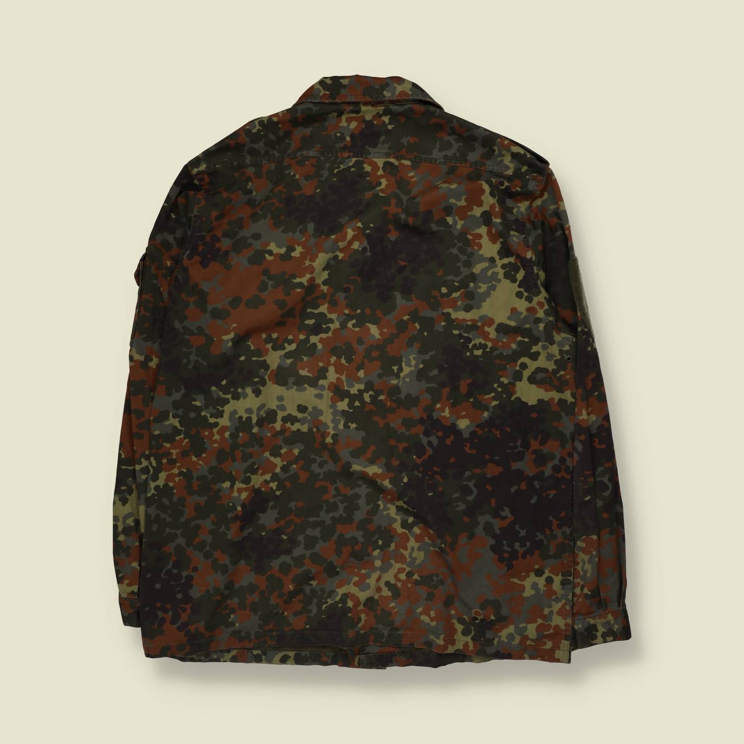 1997 | German Military Field Shirt | Flecktarn Camouflage - L