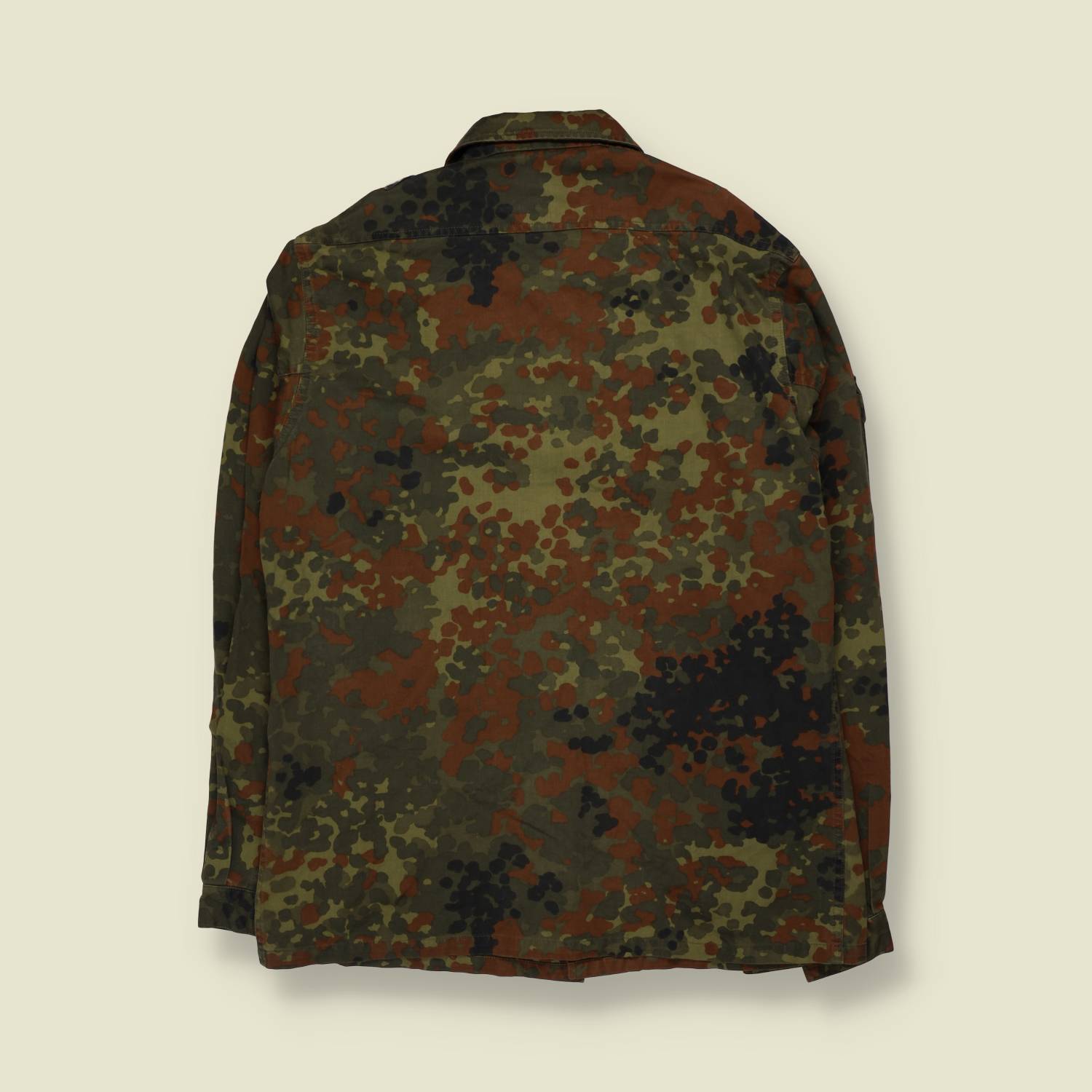 1991 | German Military Field Shirt | Flecktarn Camouflage - M
