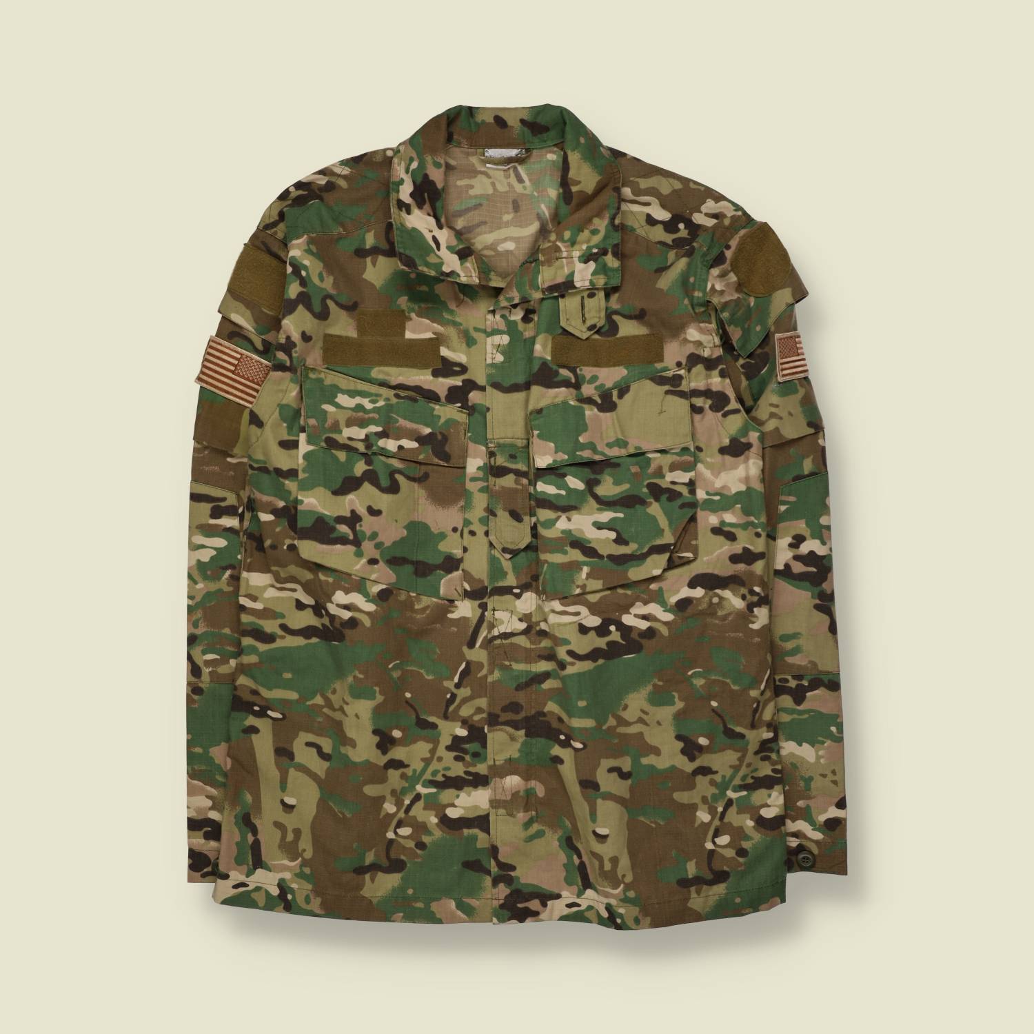 2000s–2010s | US Military Combat Shirt | Camouflage - XL
