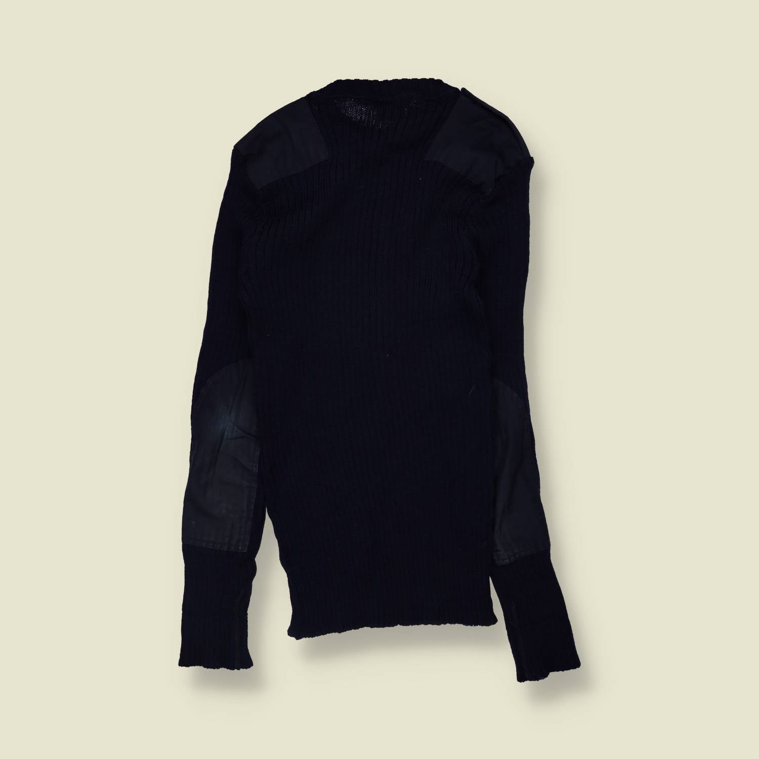 1989 | Military Rib Knit Jumper | Navy - XXS