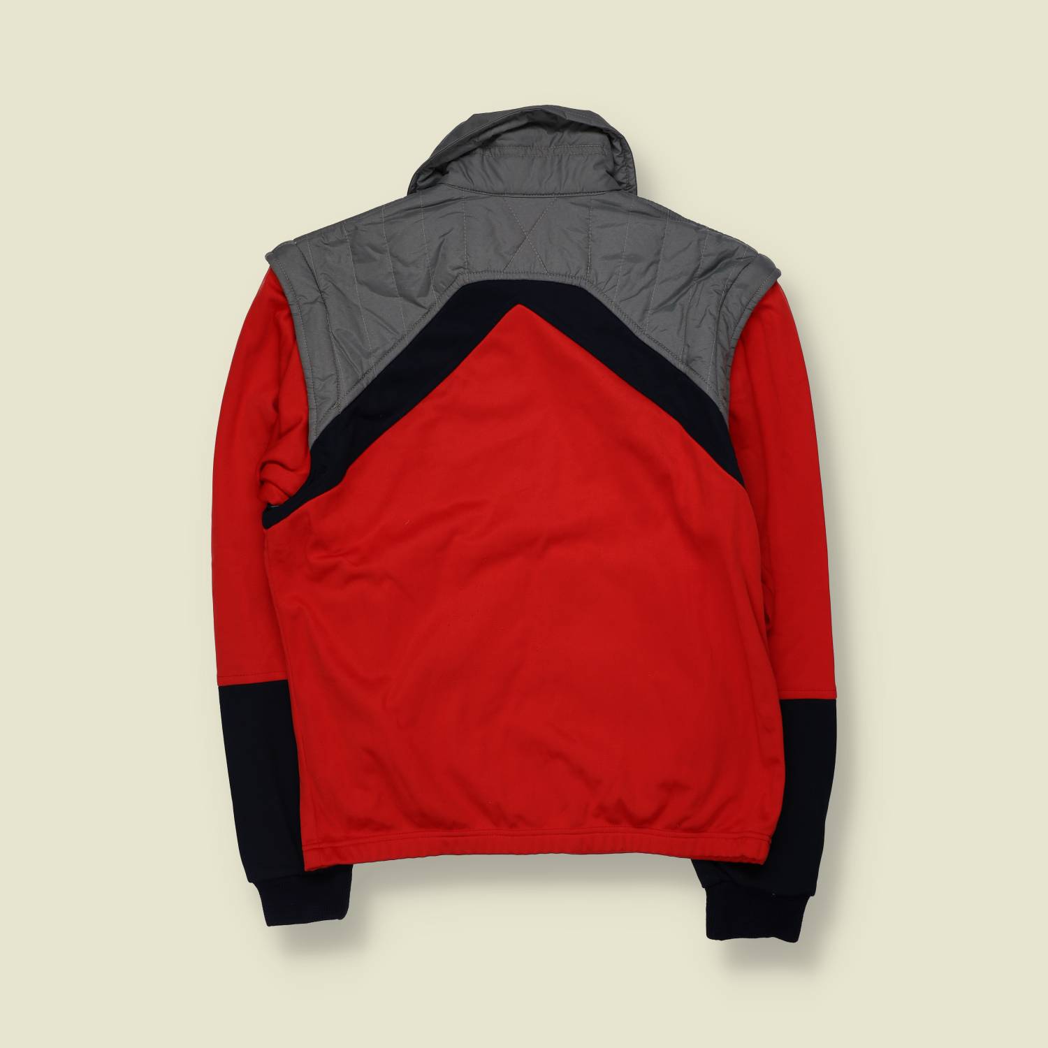 1970s | Fila Made In Italy | Björn Borg Era Track Jacket | Red Navy Grey - XXS