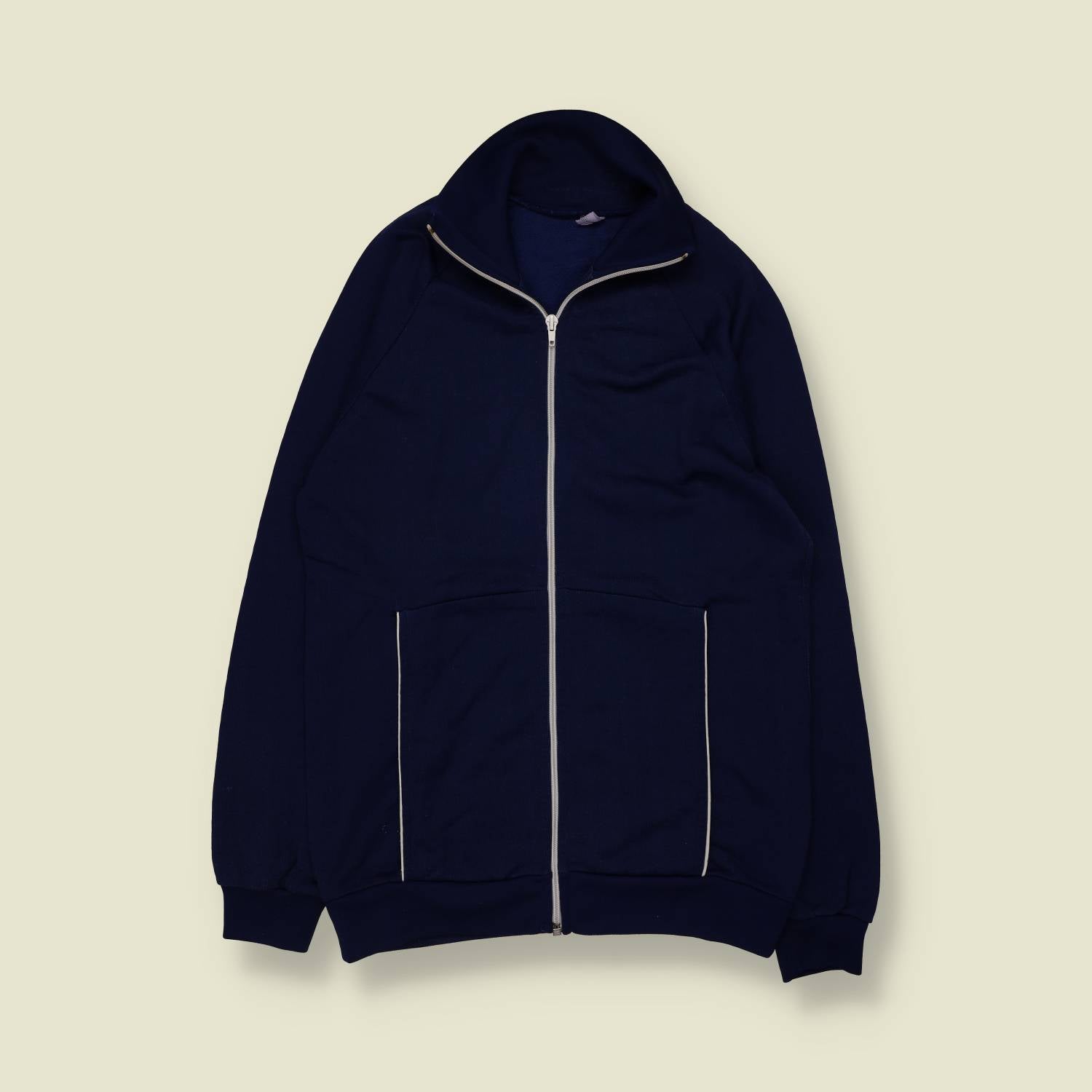 1970s | Track Top | Navy - XS