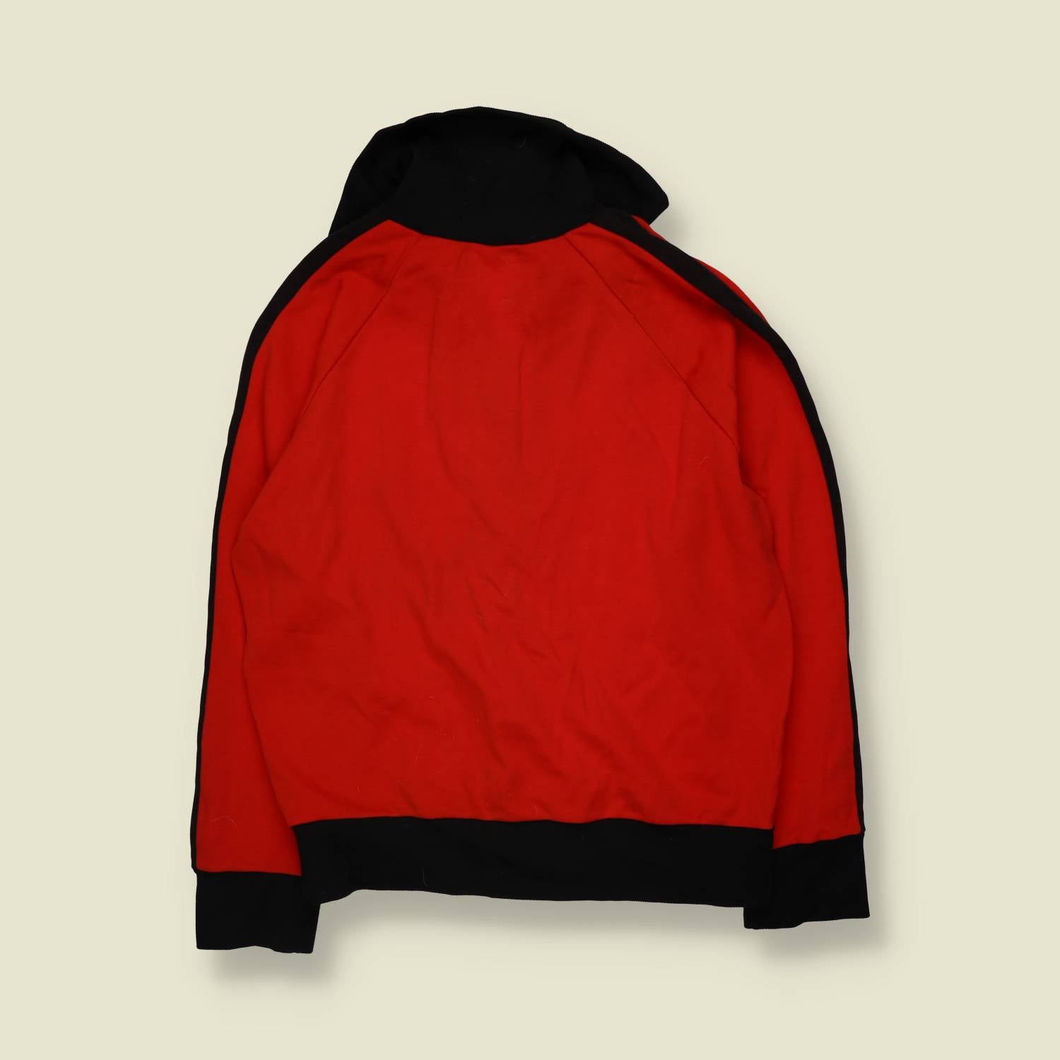 1970s | Track Top | Red & Black - M