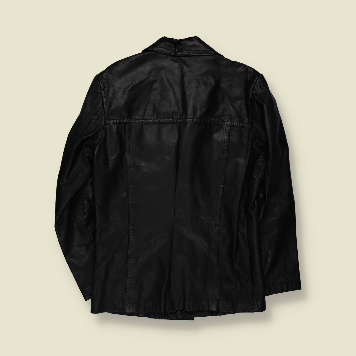 1970s | Leather Jacket | Black - Made in Germany - XS