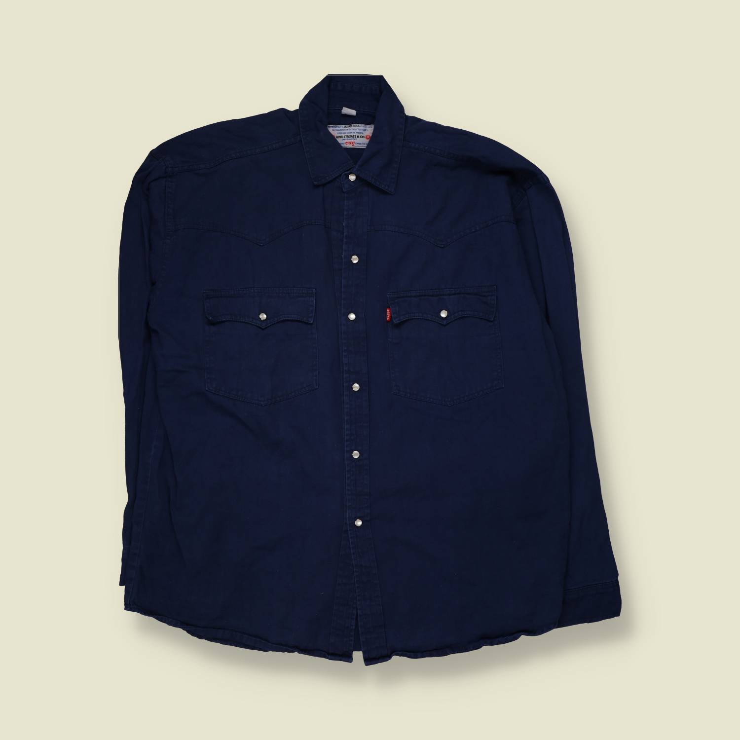 1990s | Levi's | Western Shirt | Navy - XXL