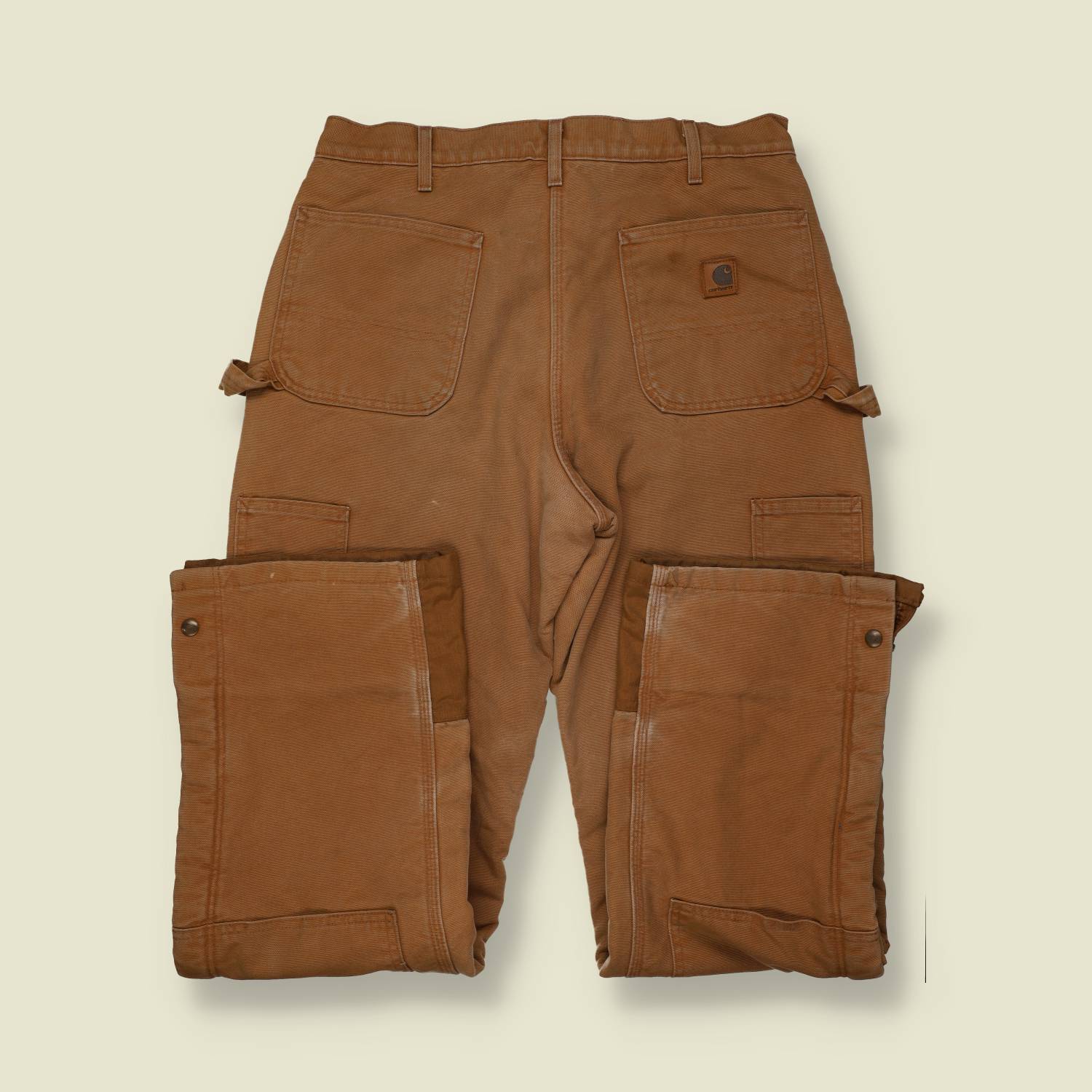 90s Carharrt Pile Lined Double Knee Work Trousers - 30"
