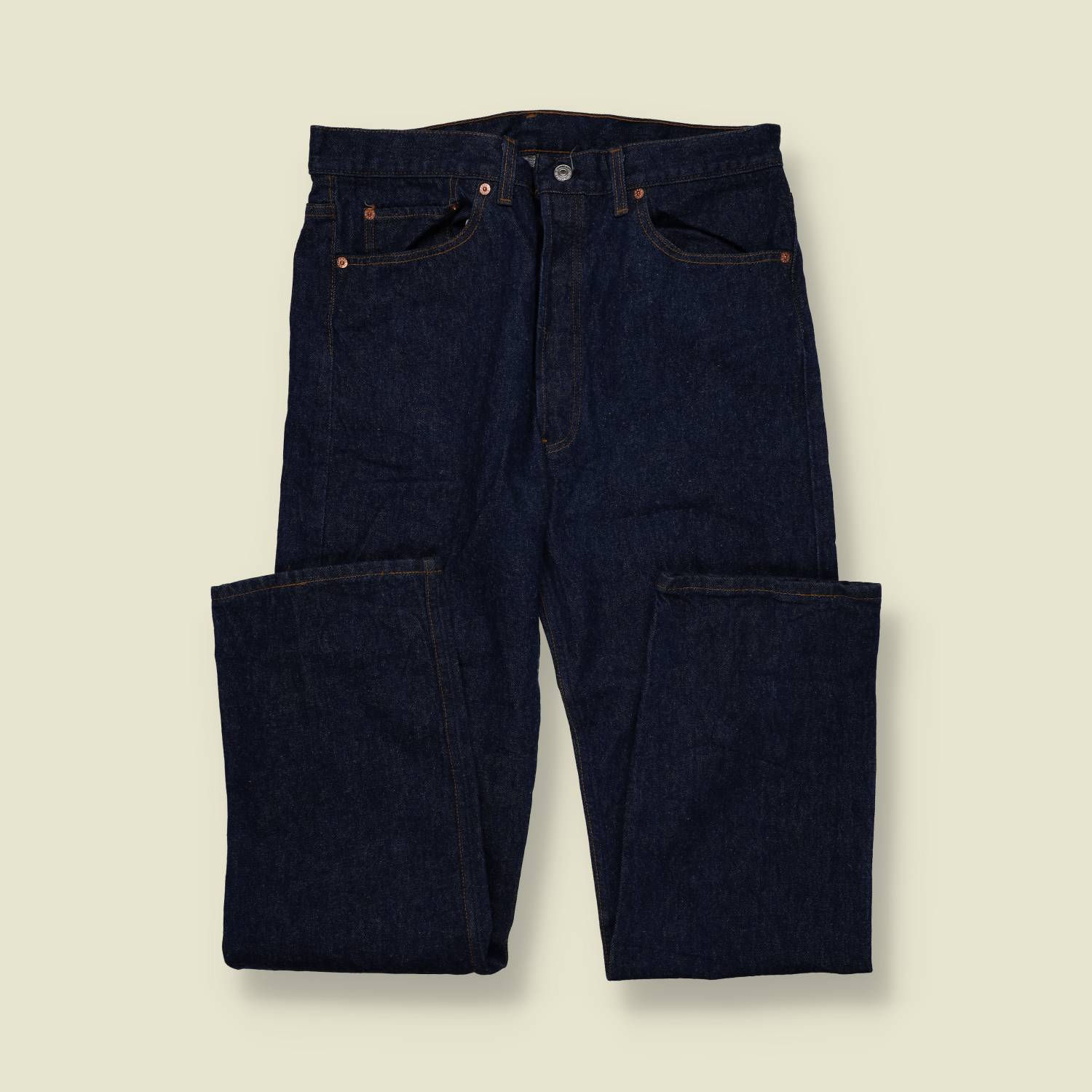 1980s/90s | Levi’s 501 | Made in USA | Raw Indigo Denim Jeans – w34