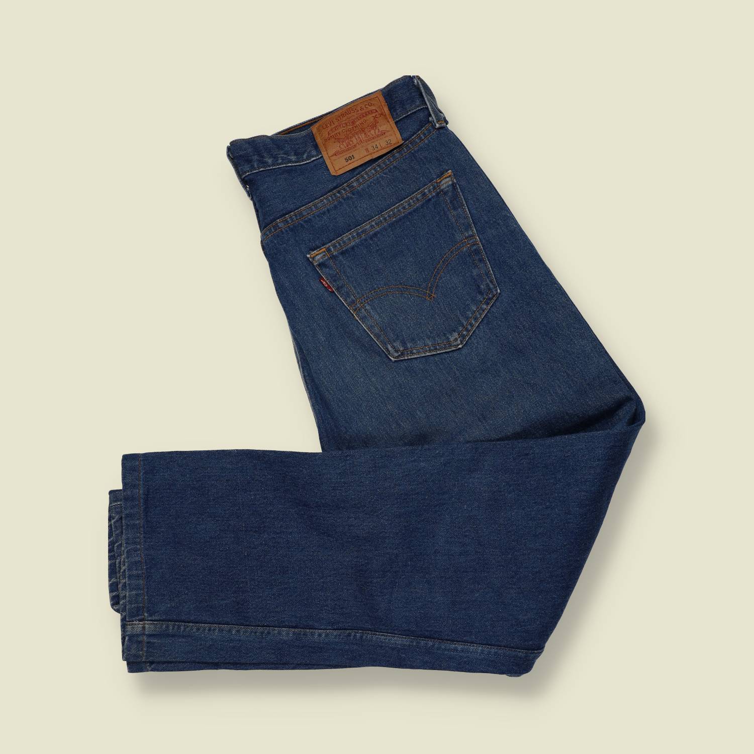 1980s–1990s | Levi’s 501 | Button Fly Denim Jeans | Made in USA – w34