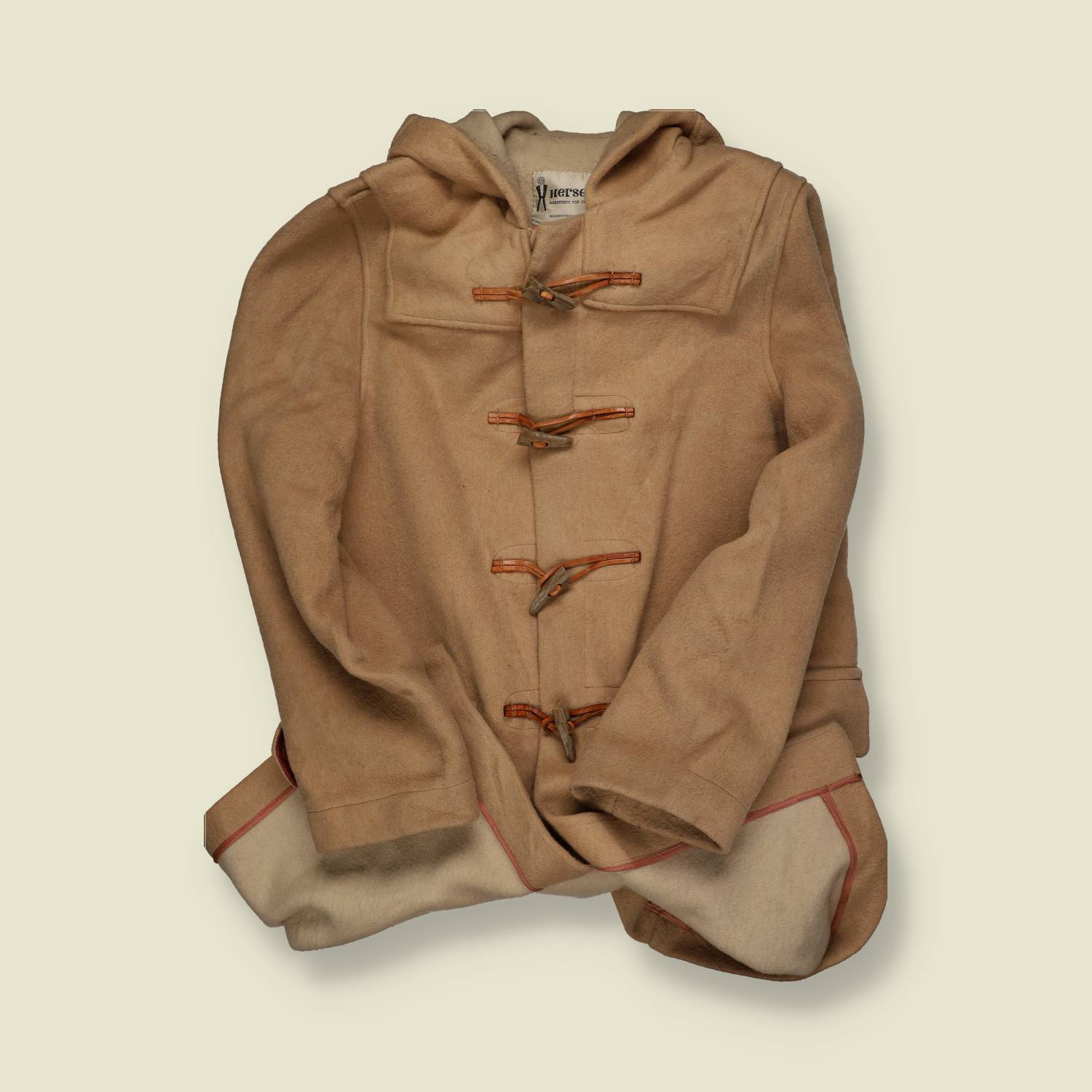 1970s | Herses | Wool Duffle Coat | Tan - M