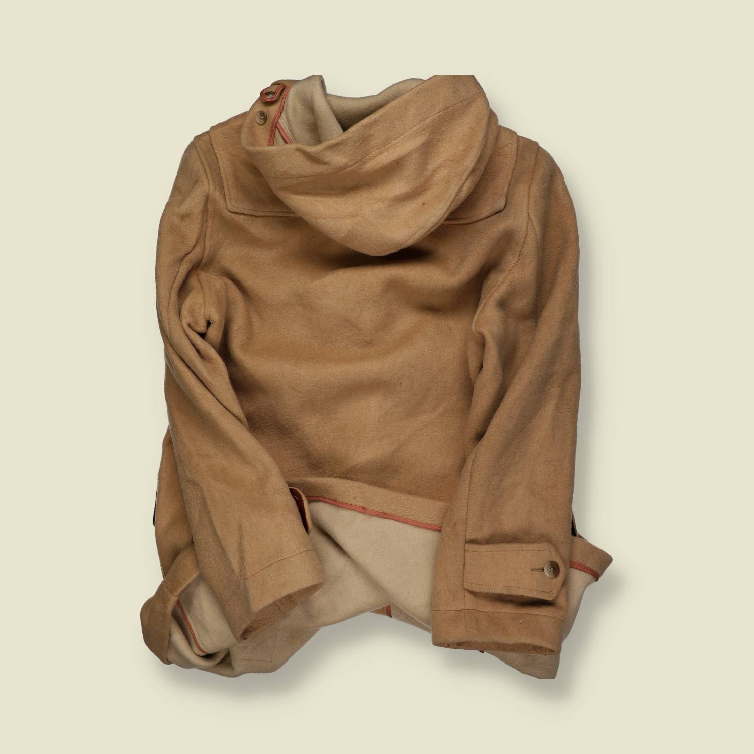 1970s | Herses | Wool Duffle Coat | Tan - M