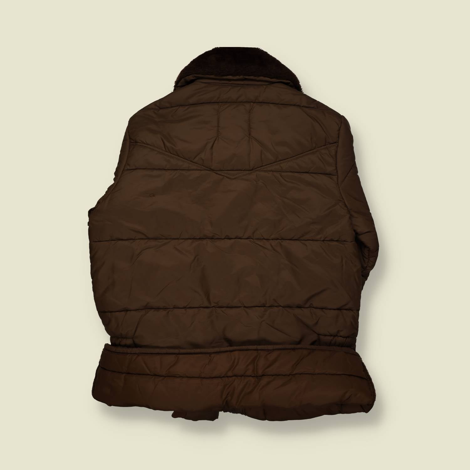 1980s–1990s | Walls | Western Insulated Puffer Jacket | Brown - M
