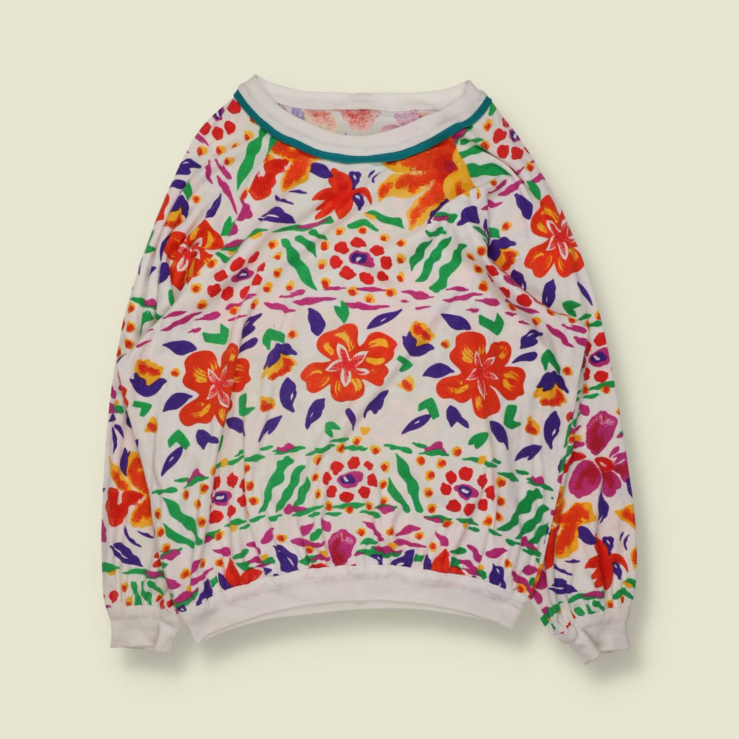 1980s | Printed Long Sleeve Tee - 20
