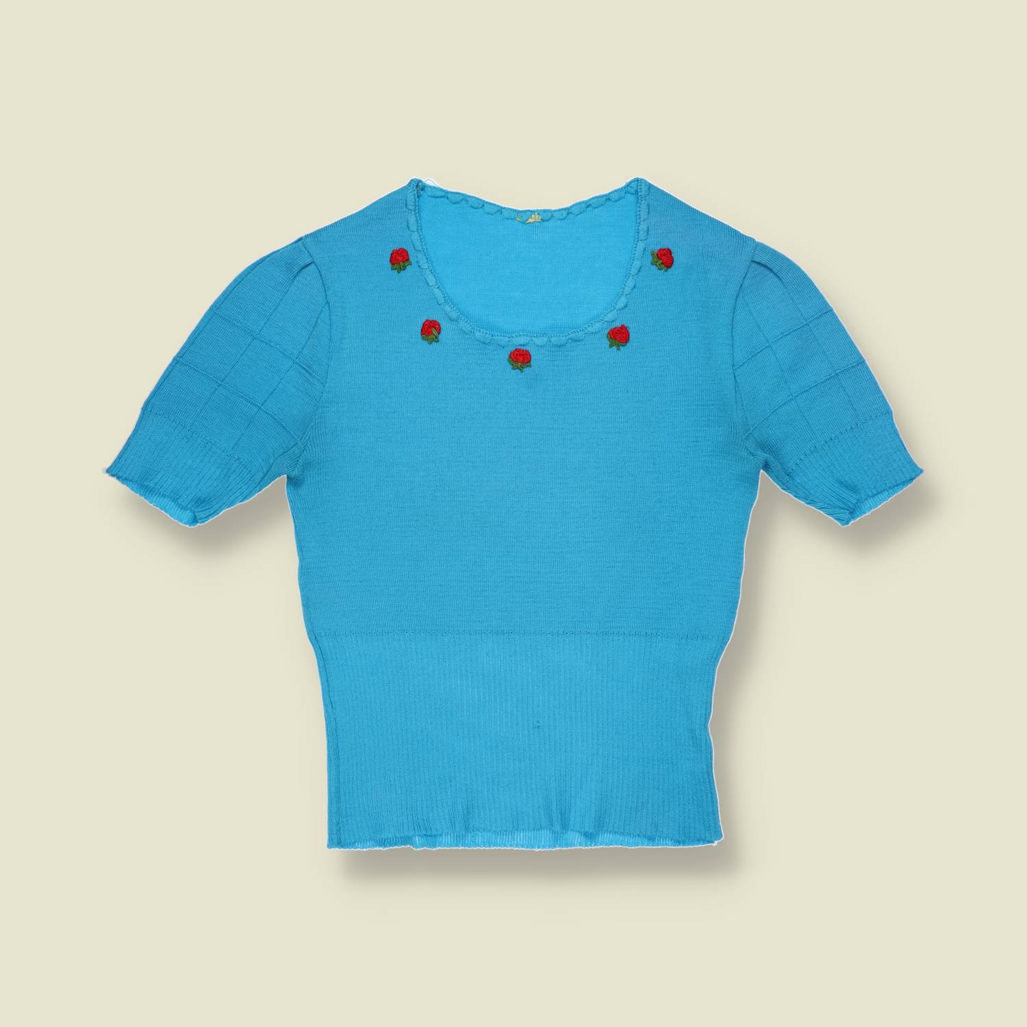 1970s | Knit Top | Blue - 6