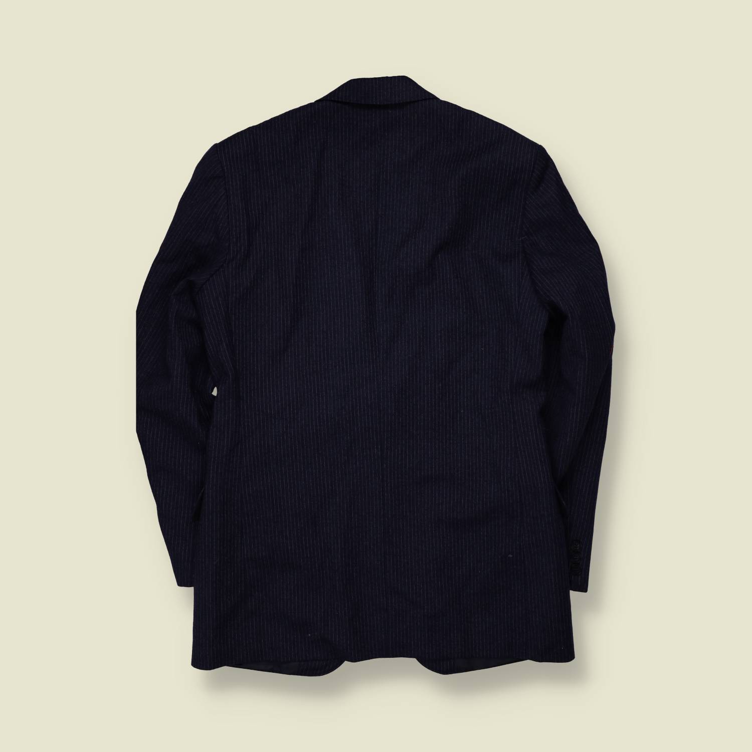 1970s | Pinstripe Blazer | Navy - XS