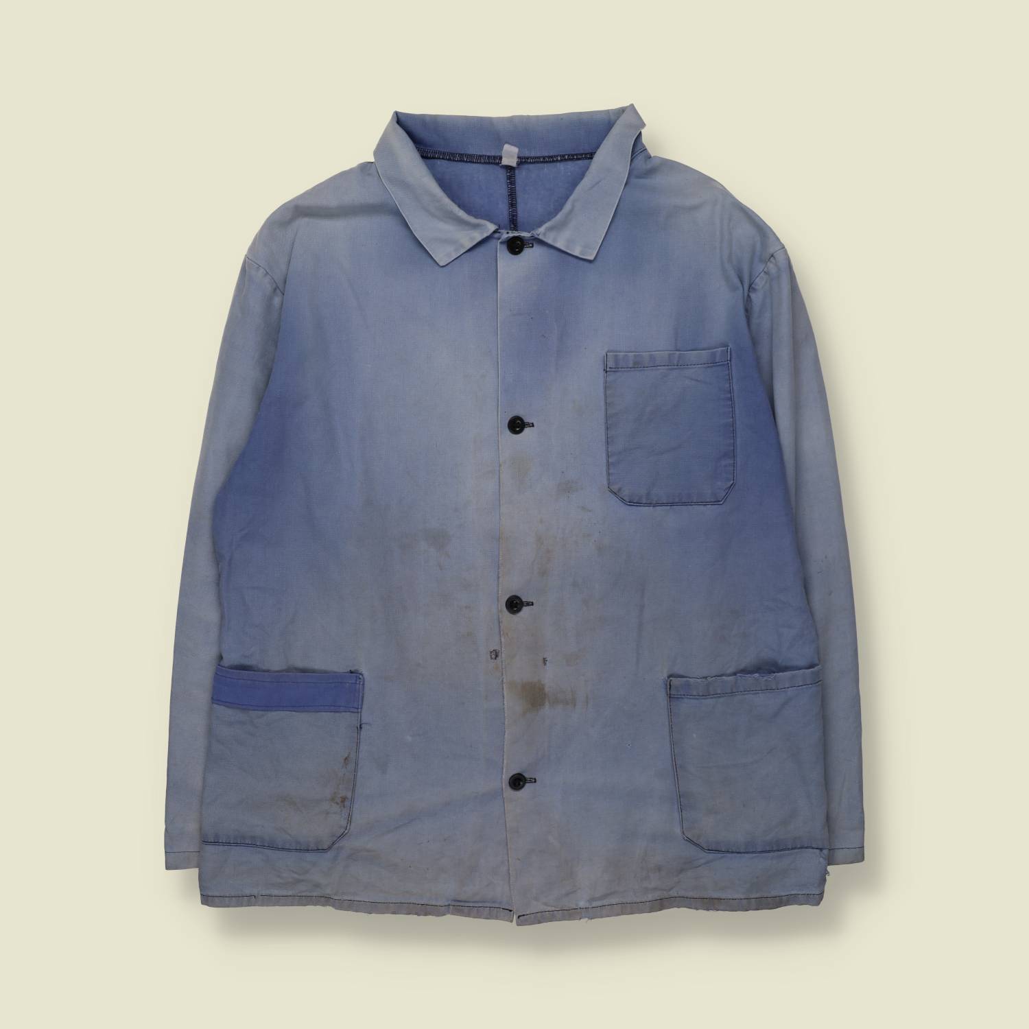 1980s | Chore Jacket | Faded Blue - L