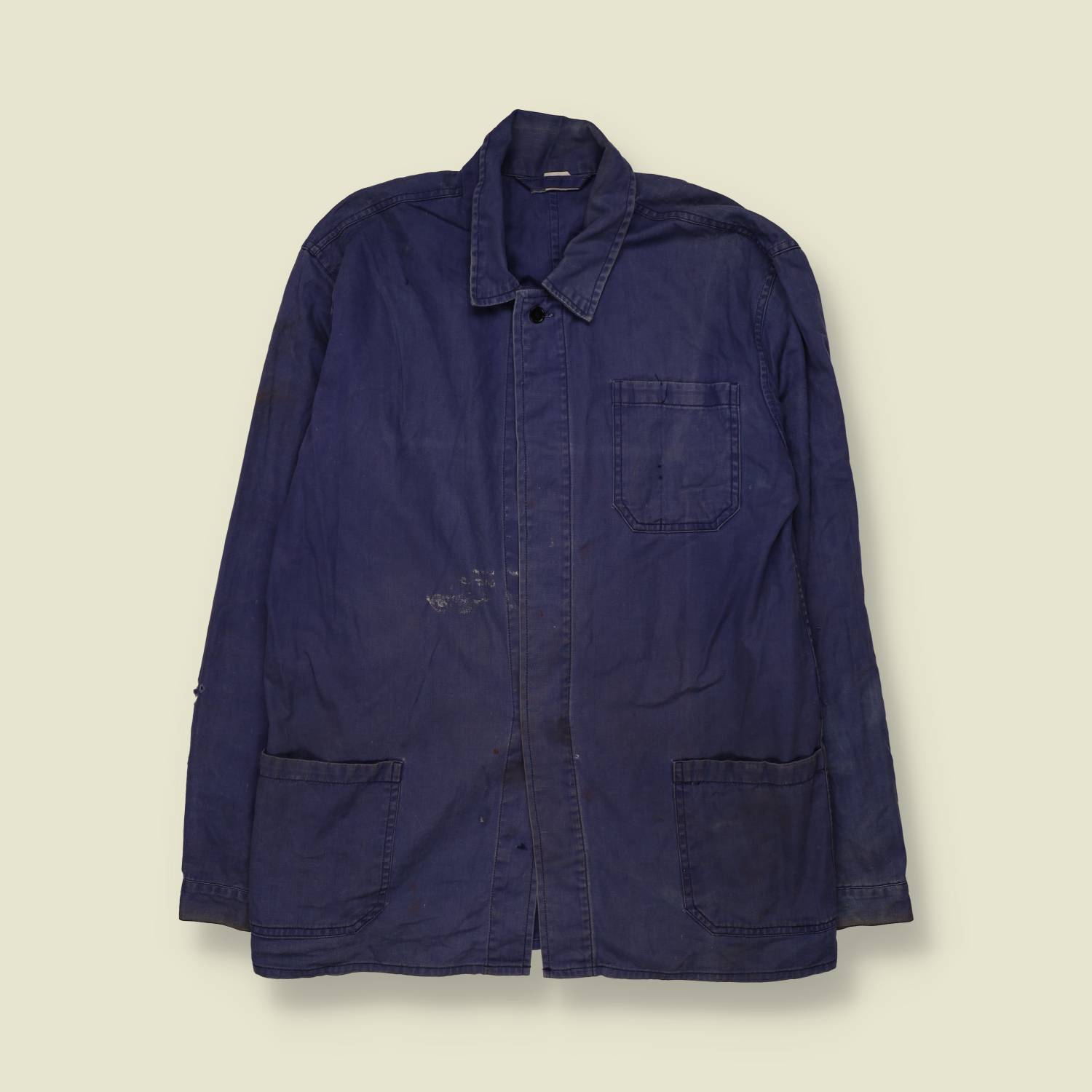 1980s | Chore Jacket | Navy - S