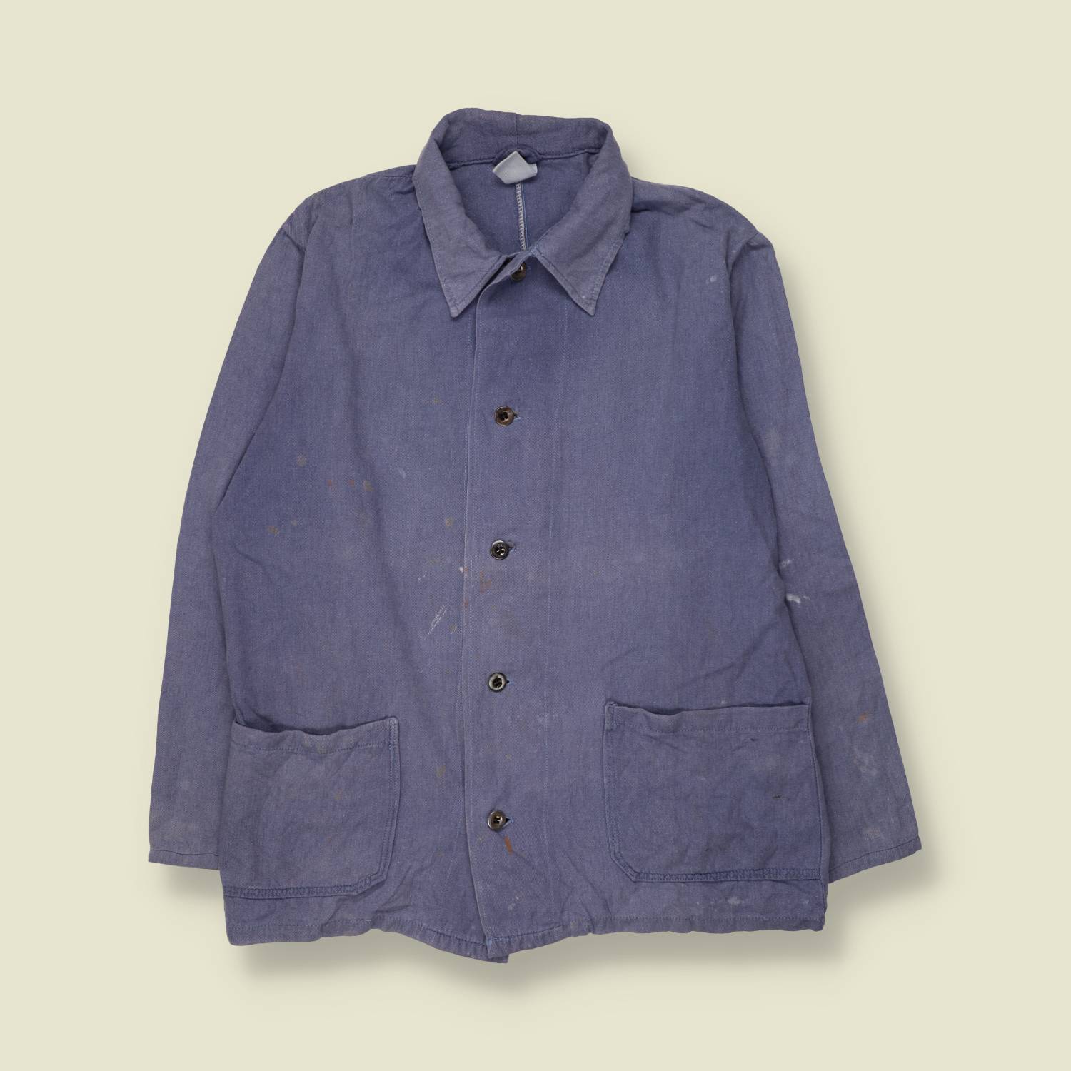 1980s | Chore Jacket | Faded Blue - L