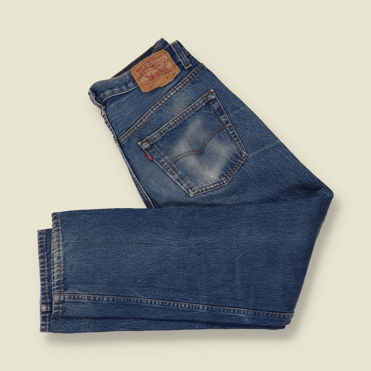 1980s | Levi's 501 | Made in USA | Jeans | Blue Wash - w31
