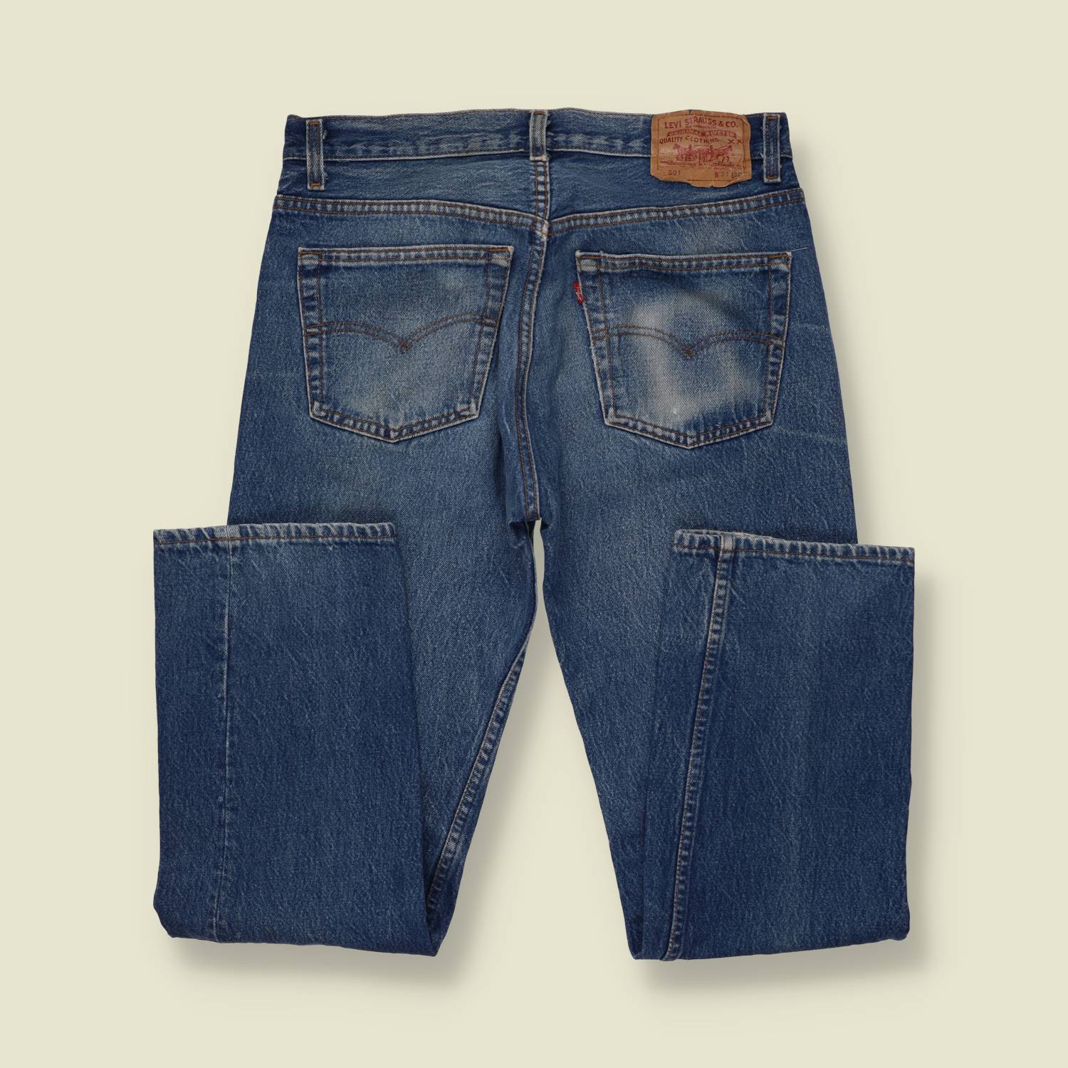 1980s | Levi's 501 | Made in USA | Jeans | Blue Wash - w31