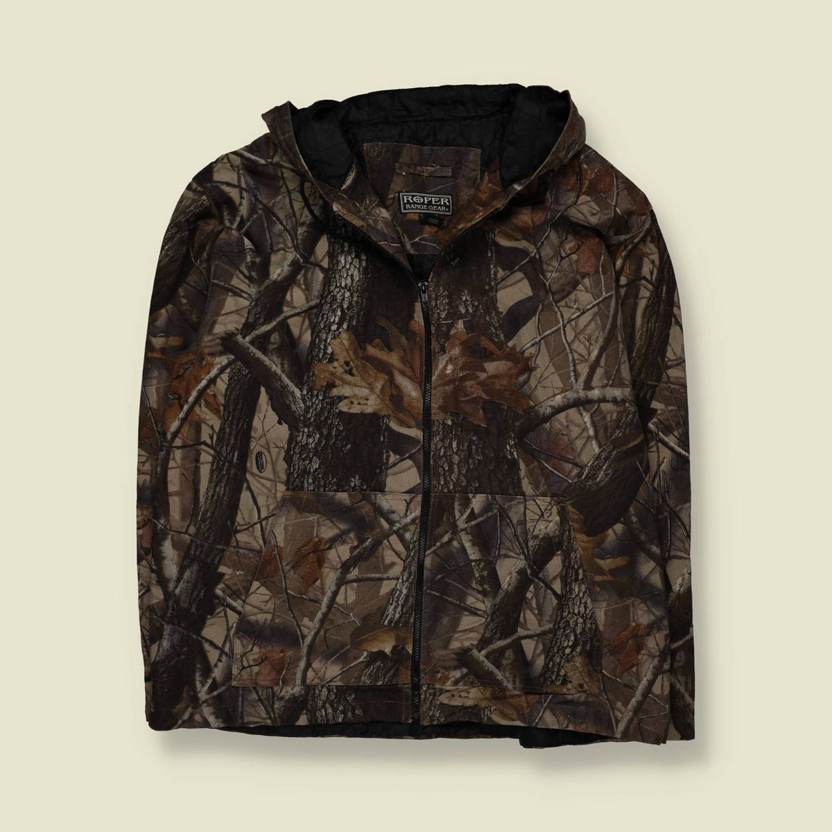 1990s | Realtree Camo Hooded Jacket | Roper - 4XL
