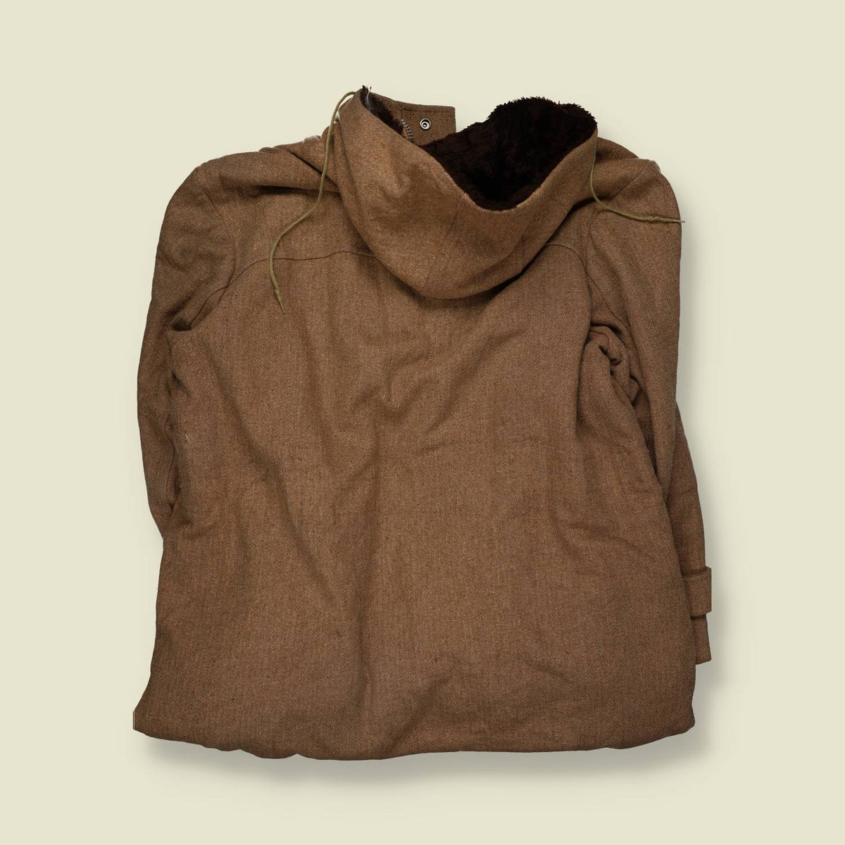 1970s | Heavyweight Duffle Coat | Brown - XXL