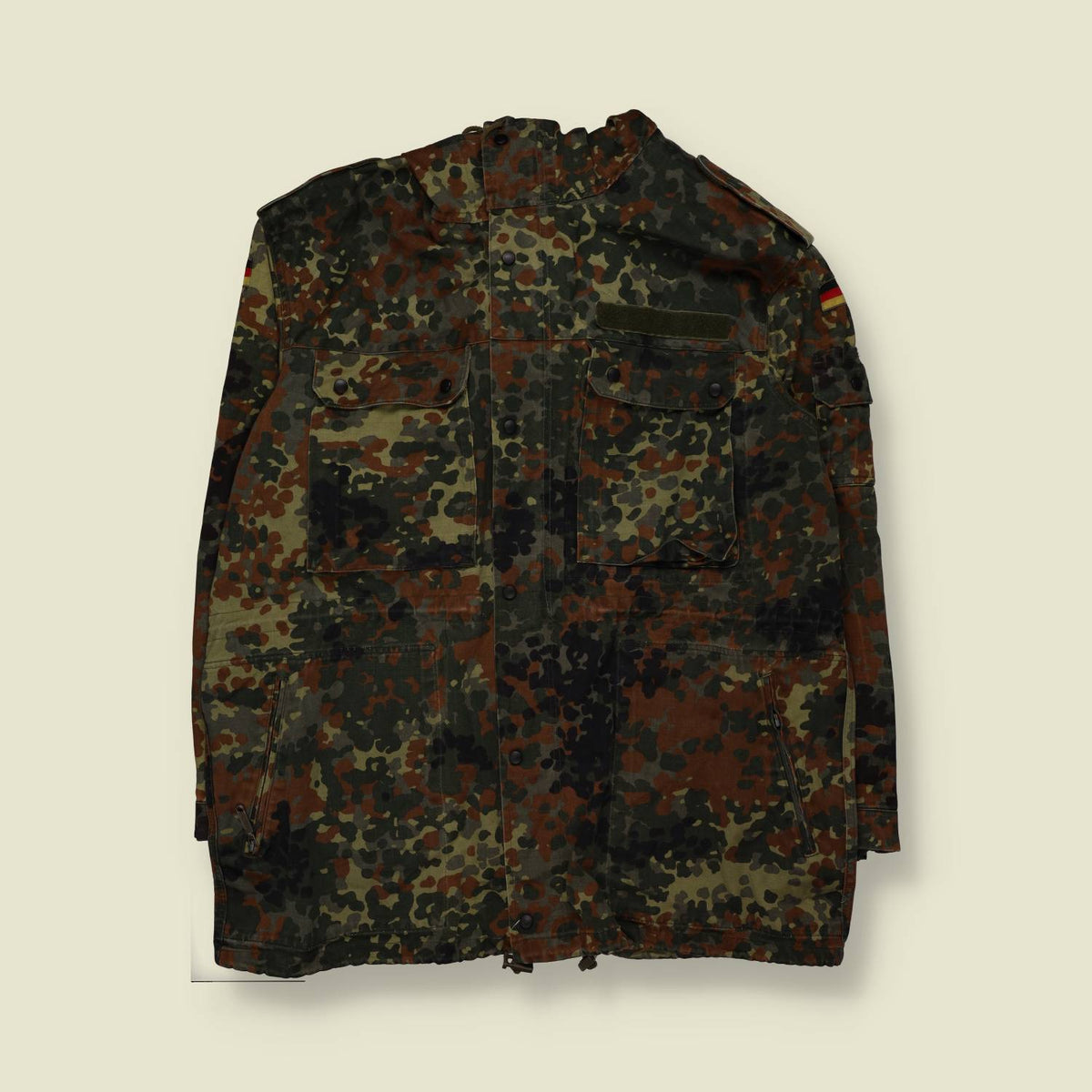1998 | Bundeswehr Flecktarn Camo Parka Jacket - XL