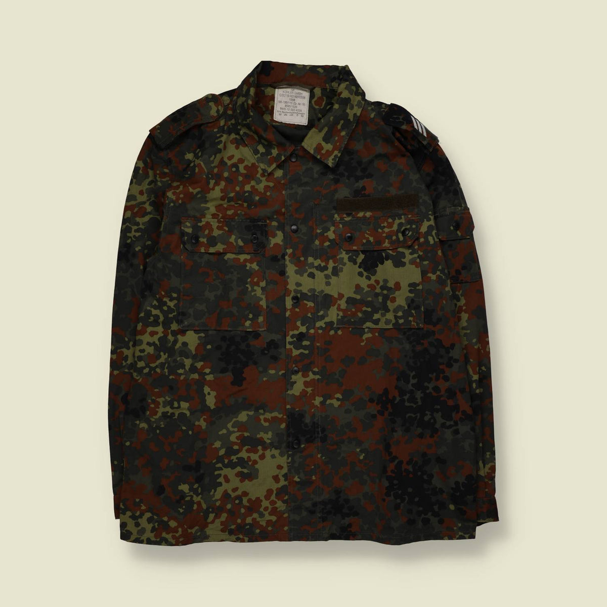 1998 | Bundeswehr Flecktarn Camo Field Shirt - 3XL