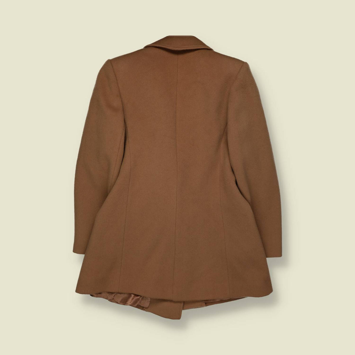 1980s | Larry Levine | Camel Double-Breasted Coat - 8