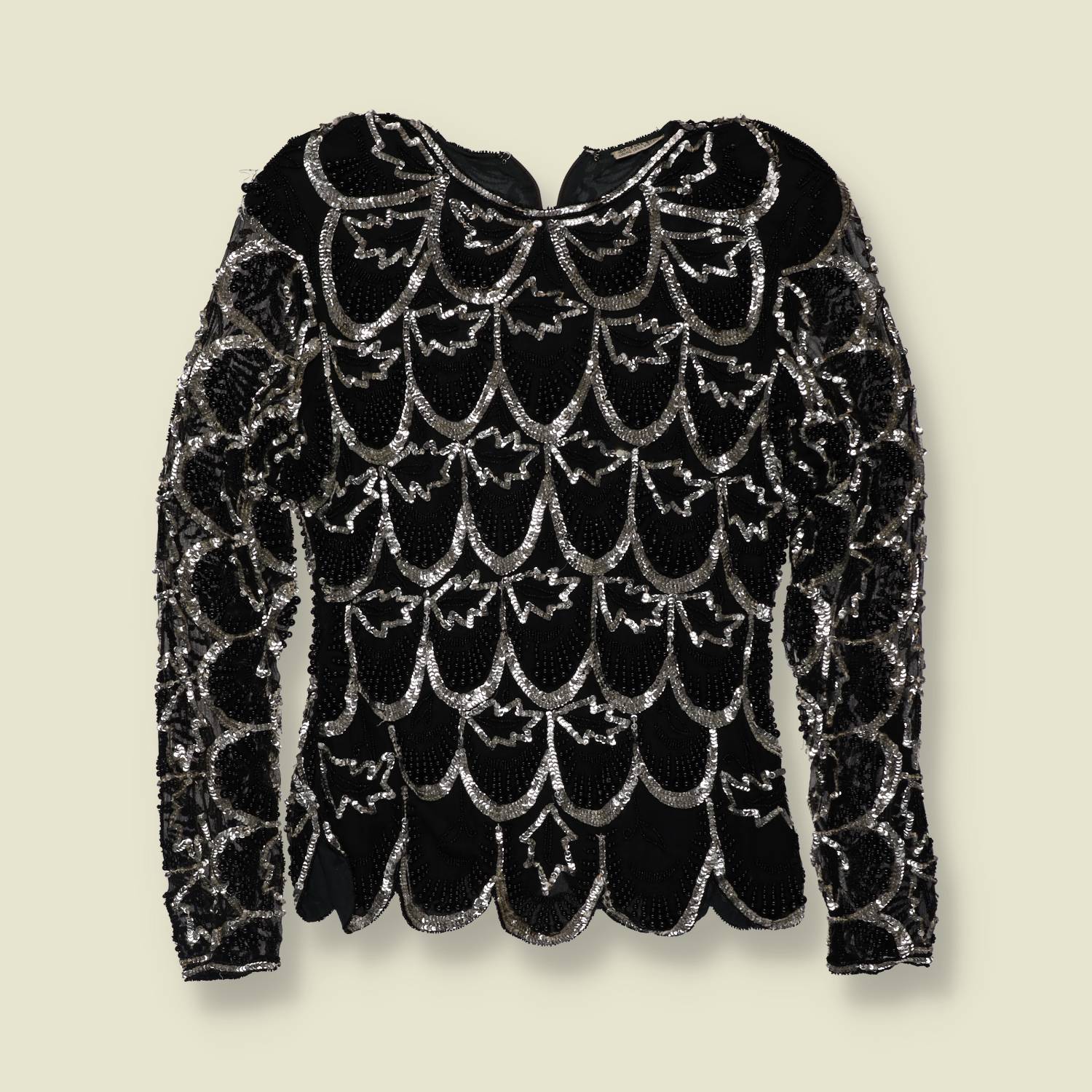 1980s | Beaded Silk Evening Top - 10