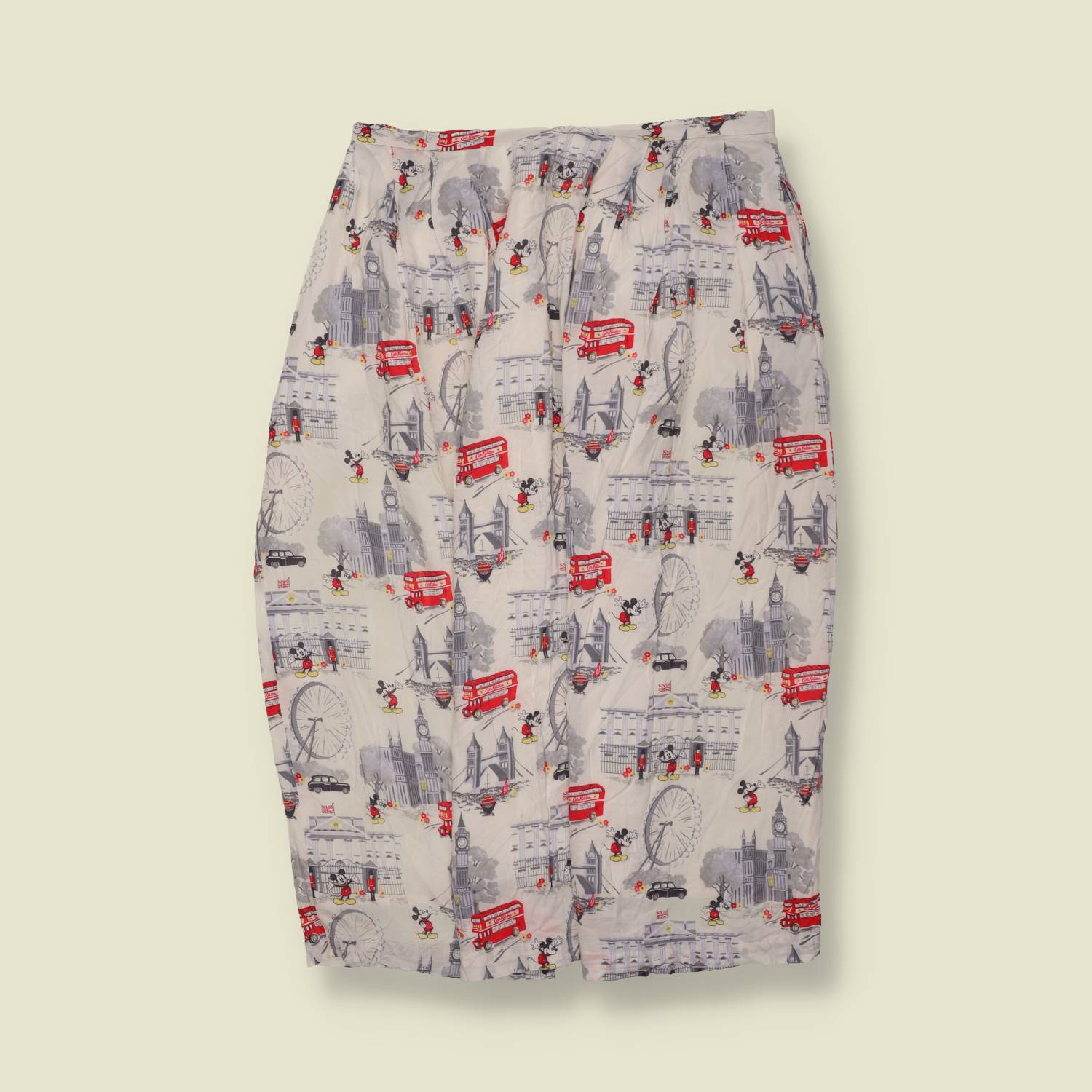2000s | Disney X Cath Kidston | Skirt | London Print - w30