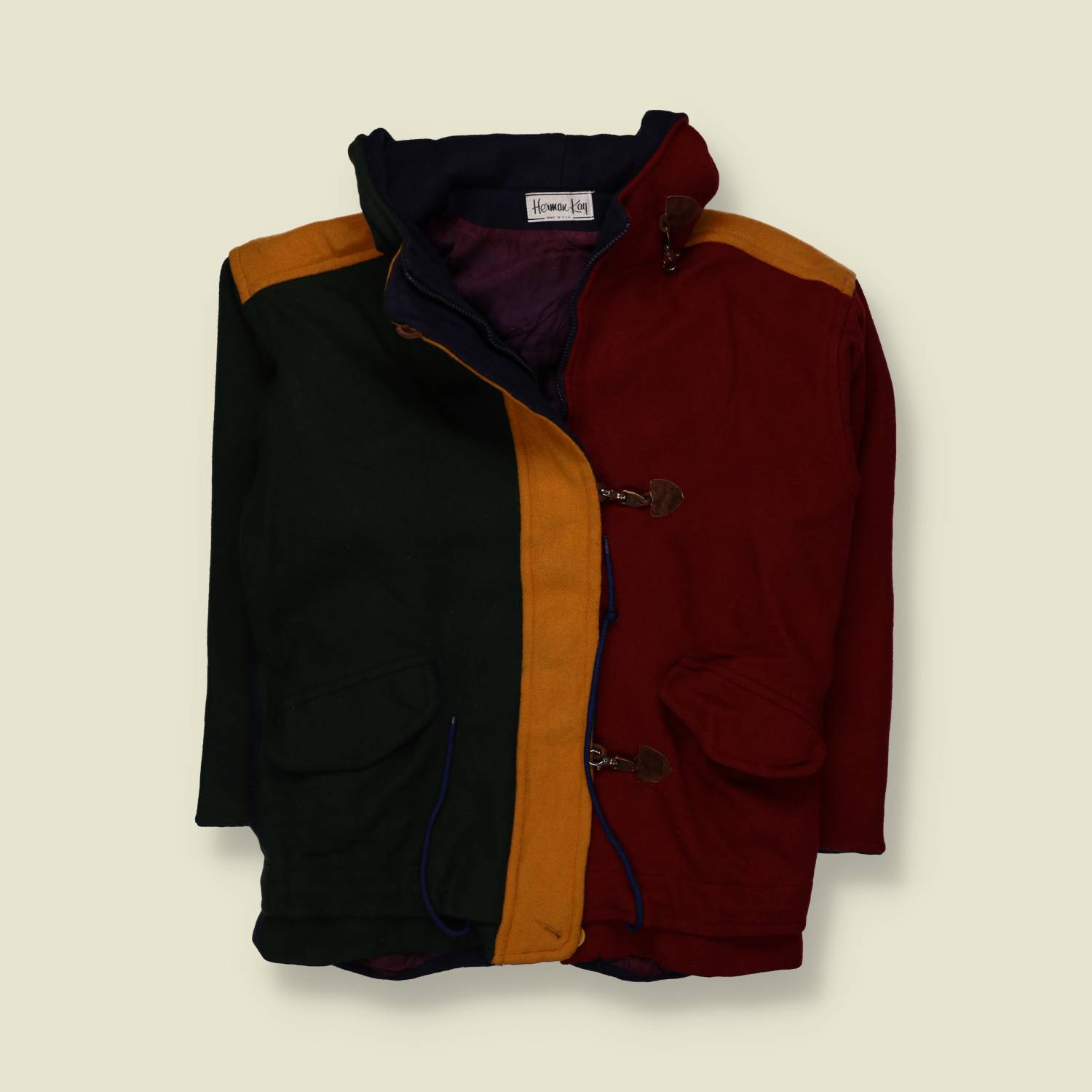 1980s | Herman Kay | Lobster Clasp Coat - 18