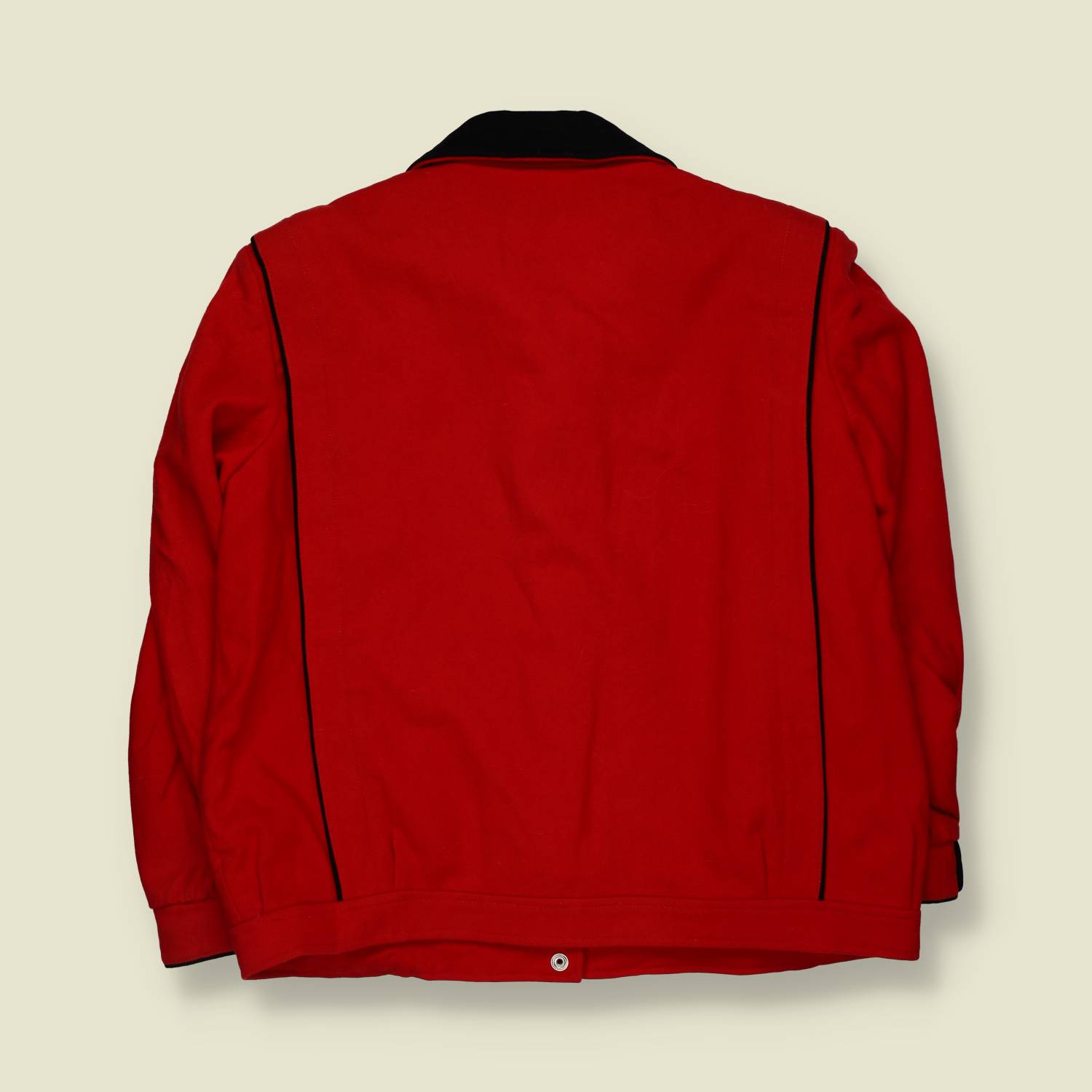 1980s | Geoff Riddell | Wool Coat | Red - 18