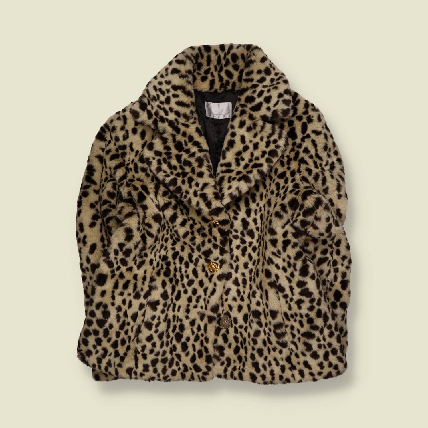 1990s | Sprugel Fur | Faux Fur Coat | Brown