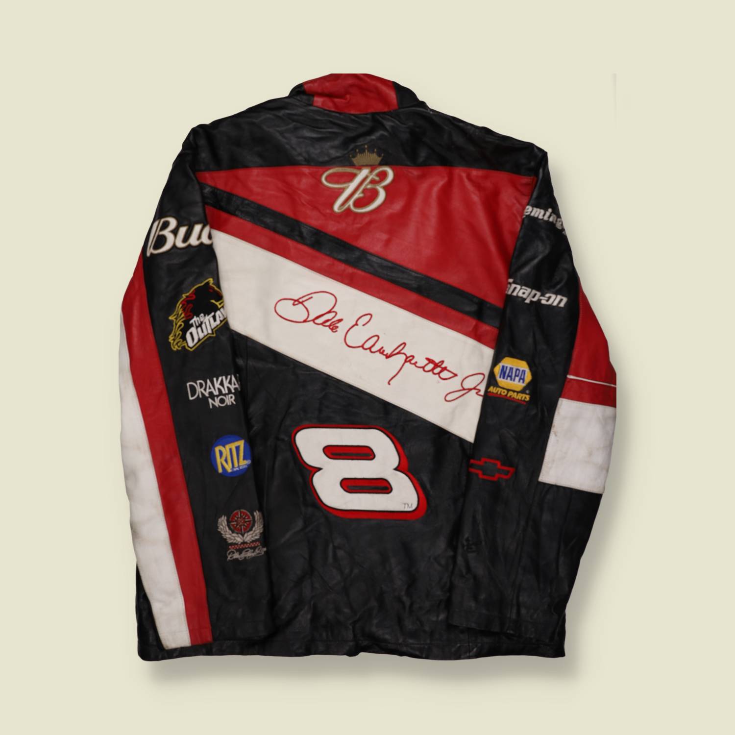 2000s NASCAR Budweiser Leather Jacket - M/L