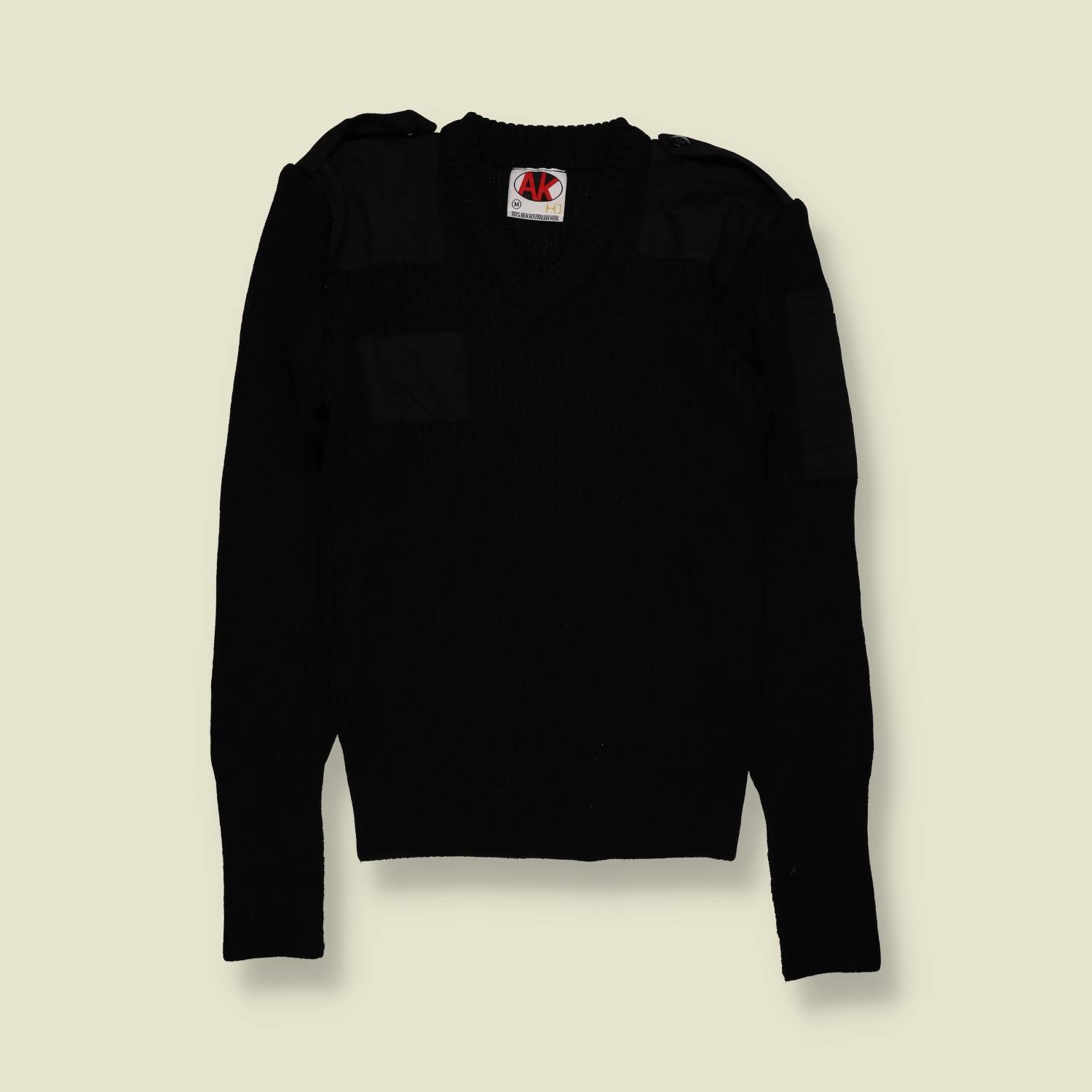 1990s | AK | Commando Sweater | Black – XS