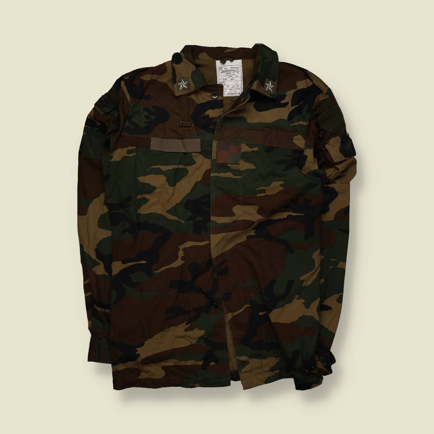 2001 | Italian Army | Roma 90 Camouflage Field Jacket | Woodland – S