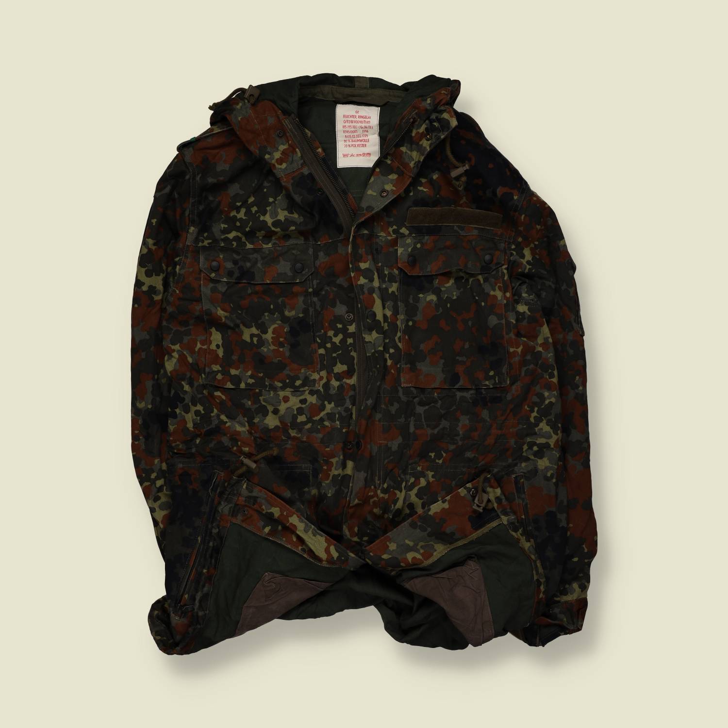 1996 | German Flecktarn Field Jacket | Bundeswehr – XL
