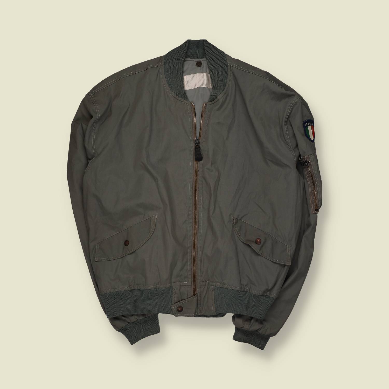 1980s–1990s | Italian | MA-1 Style Flight Jacket - XXXXL