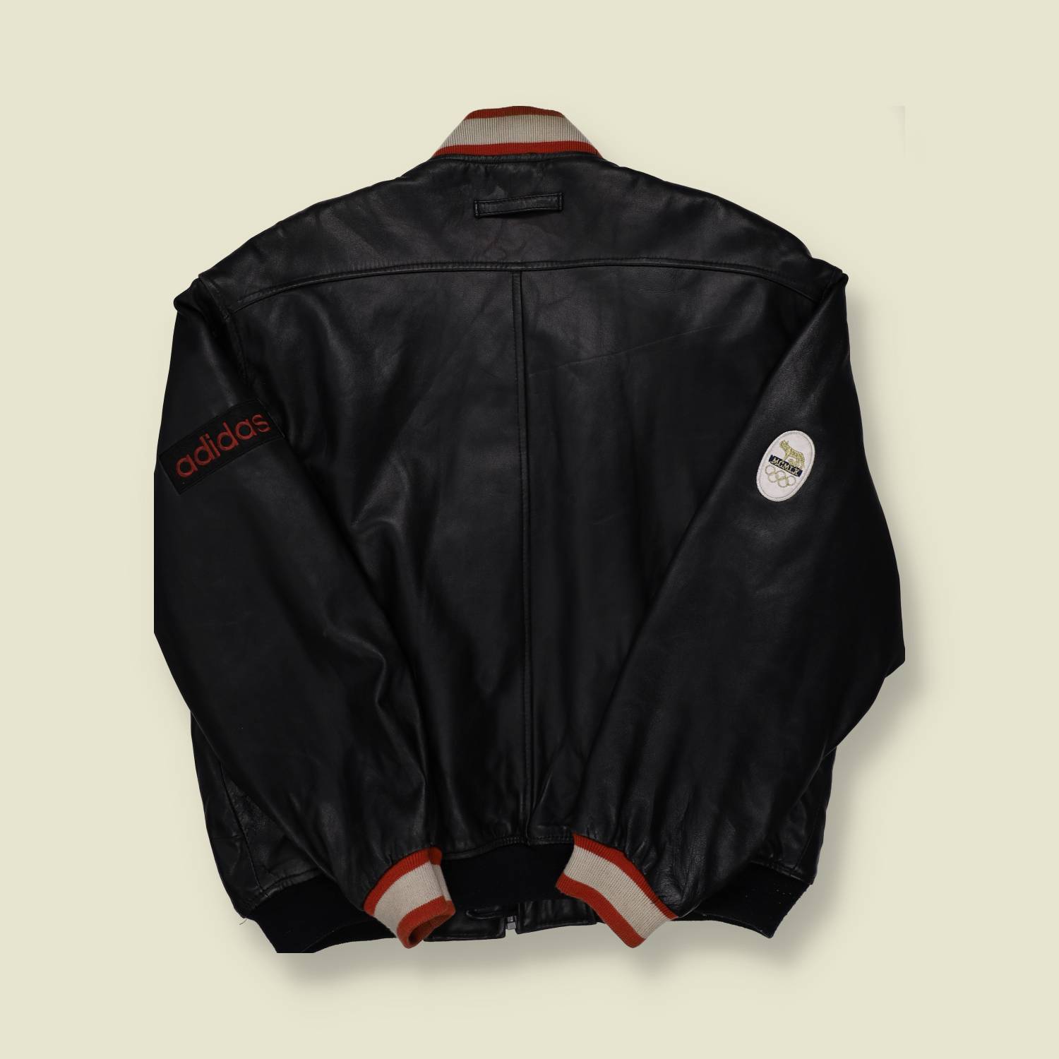 1990s Adidas Roma Leather Jacket - XXL