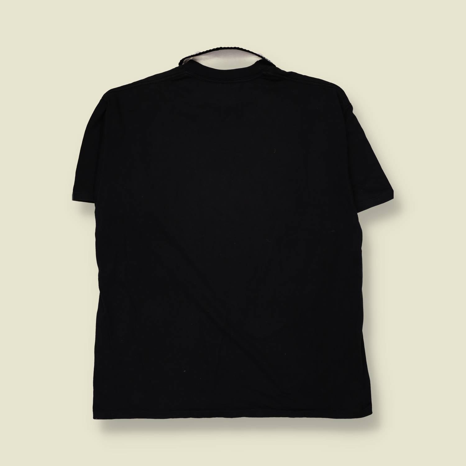 1980s | Morning Sun | Cardinal Print Collared Tee | Black & White - 22